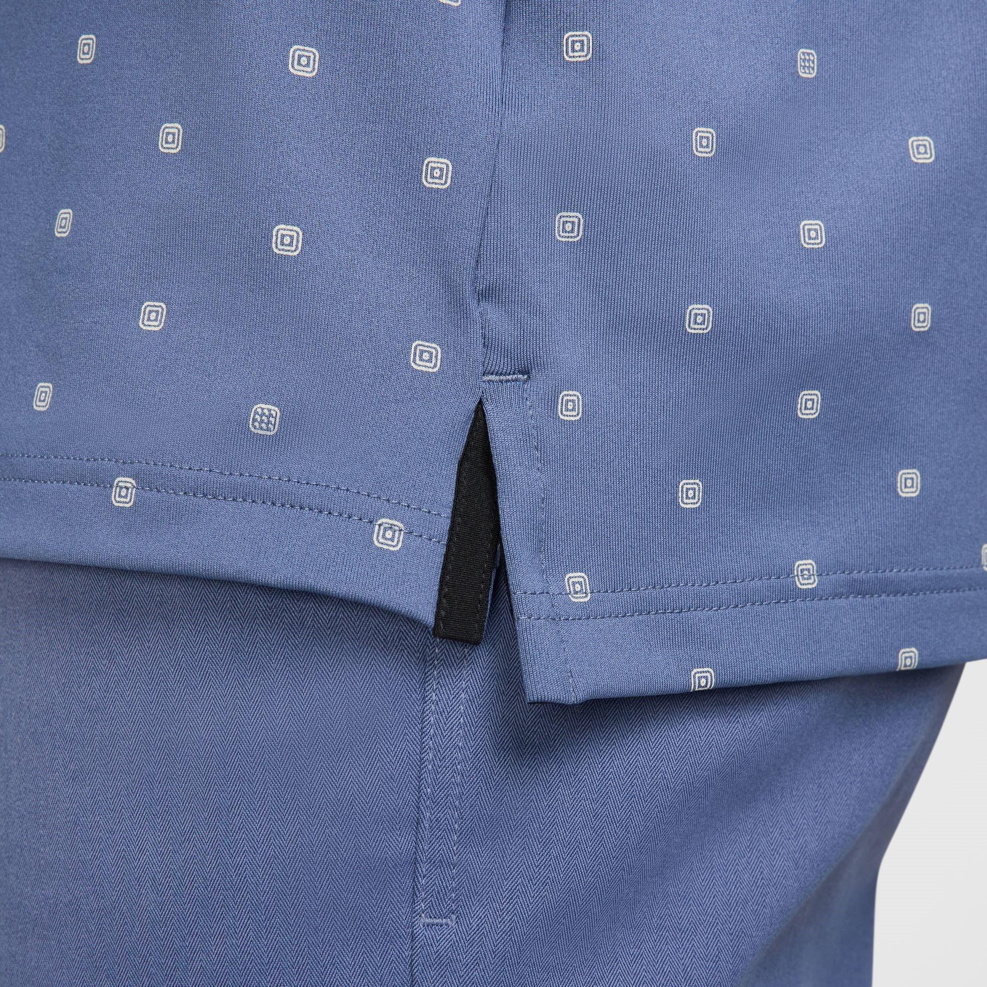 Azul difuso - Nike - Tour Print Polo Shirt Mens - 4