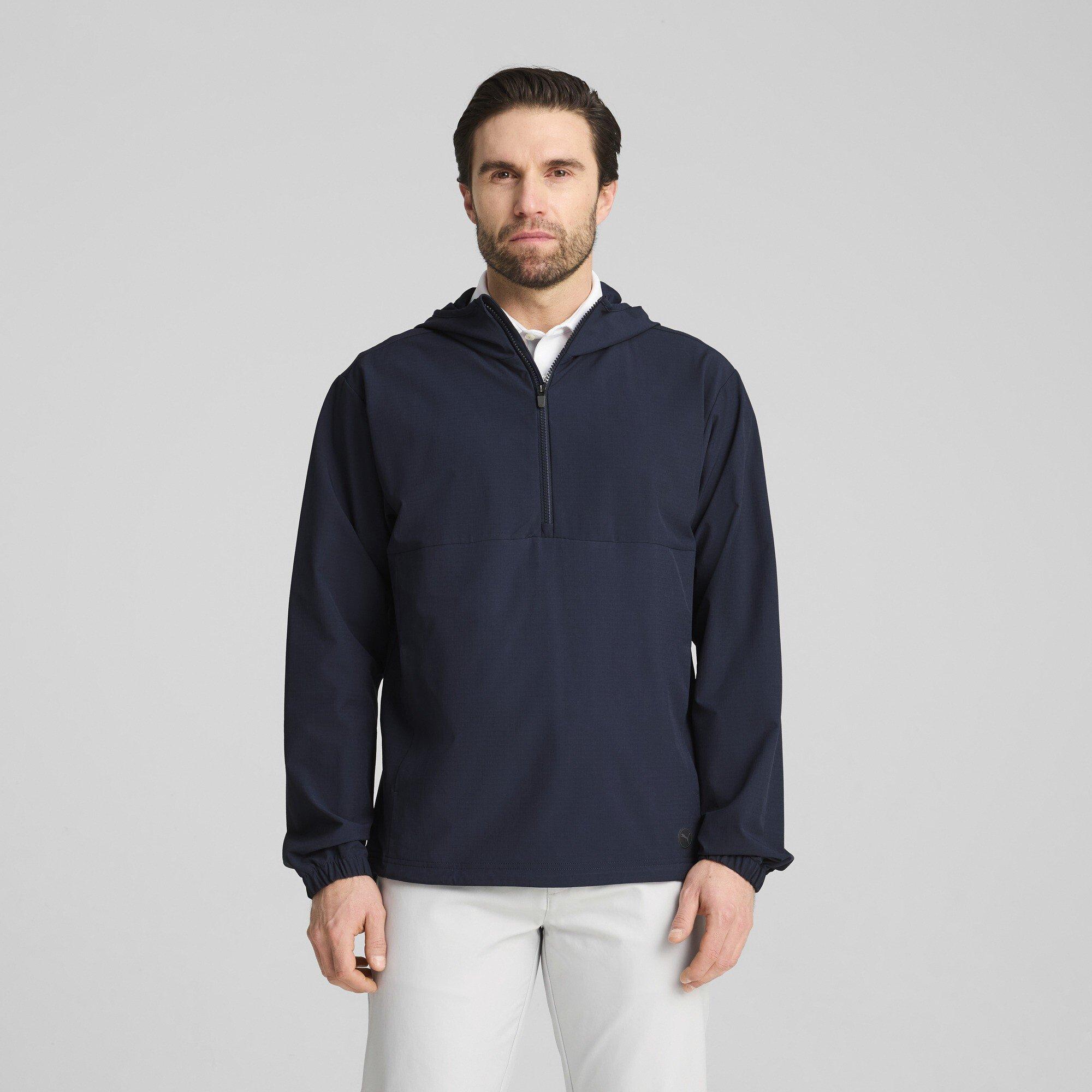 Deep Navy - Puma - Ripguard Anorak Waterproof Jacket Mens - 3