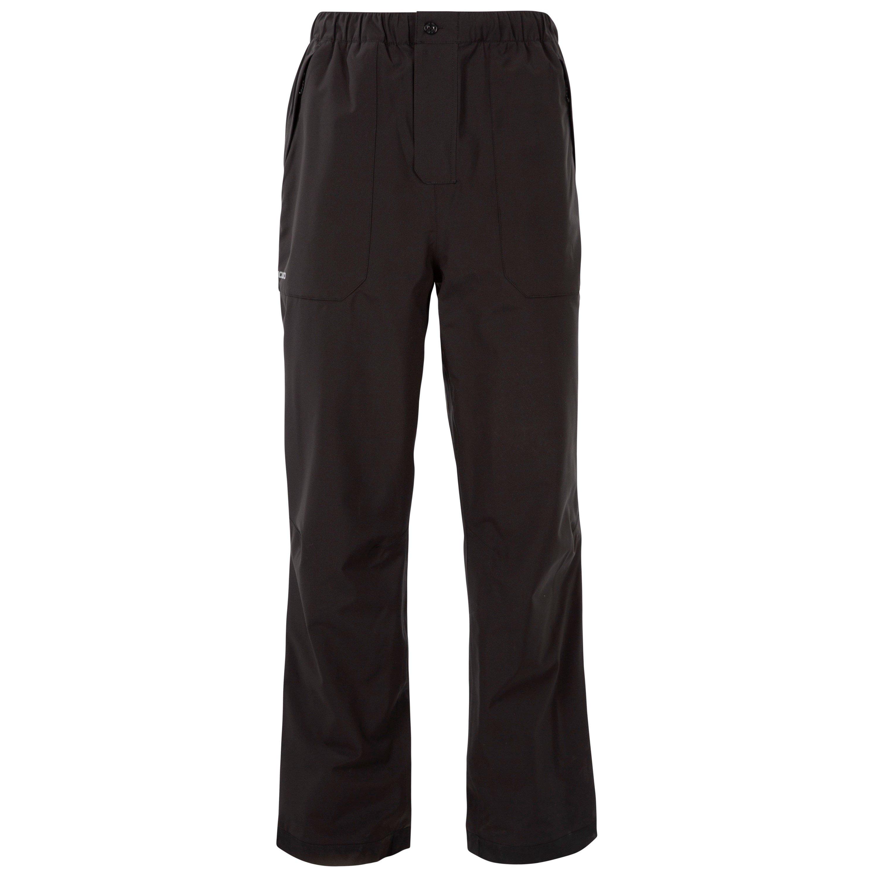 Black - DLX - Men's Trespass Putter Waterproof Trousers - 1