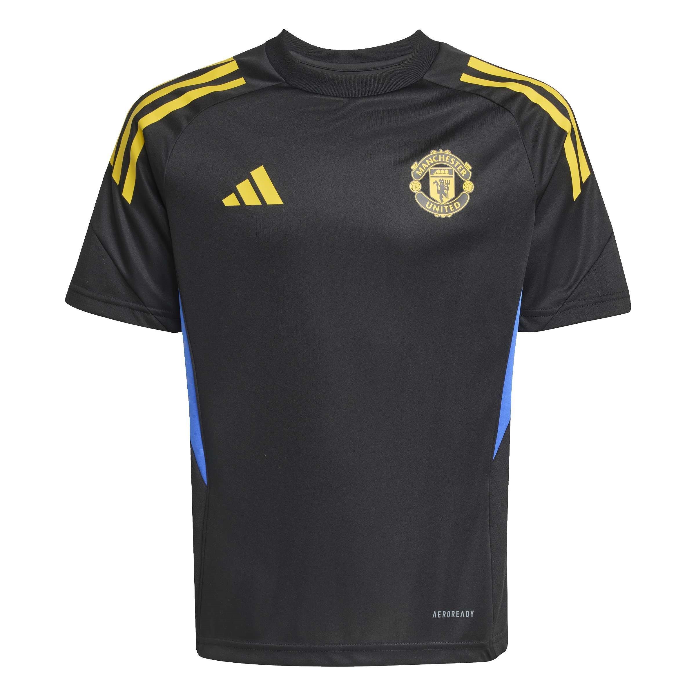 Adidas Boys Manchester United Cup Training Shirt 2025 2026 Juniors - Black - 13 Years