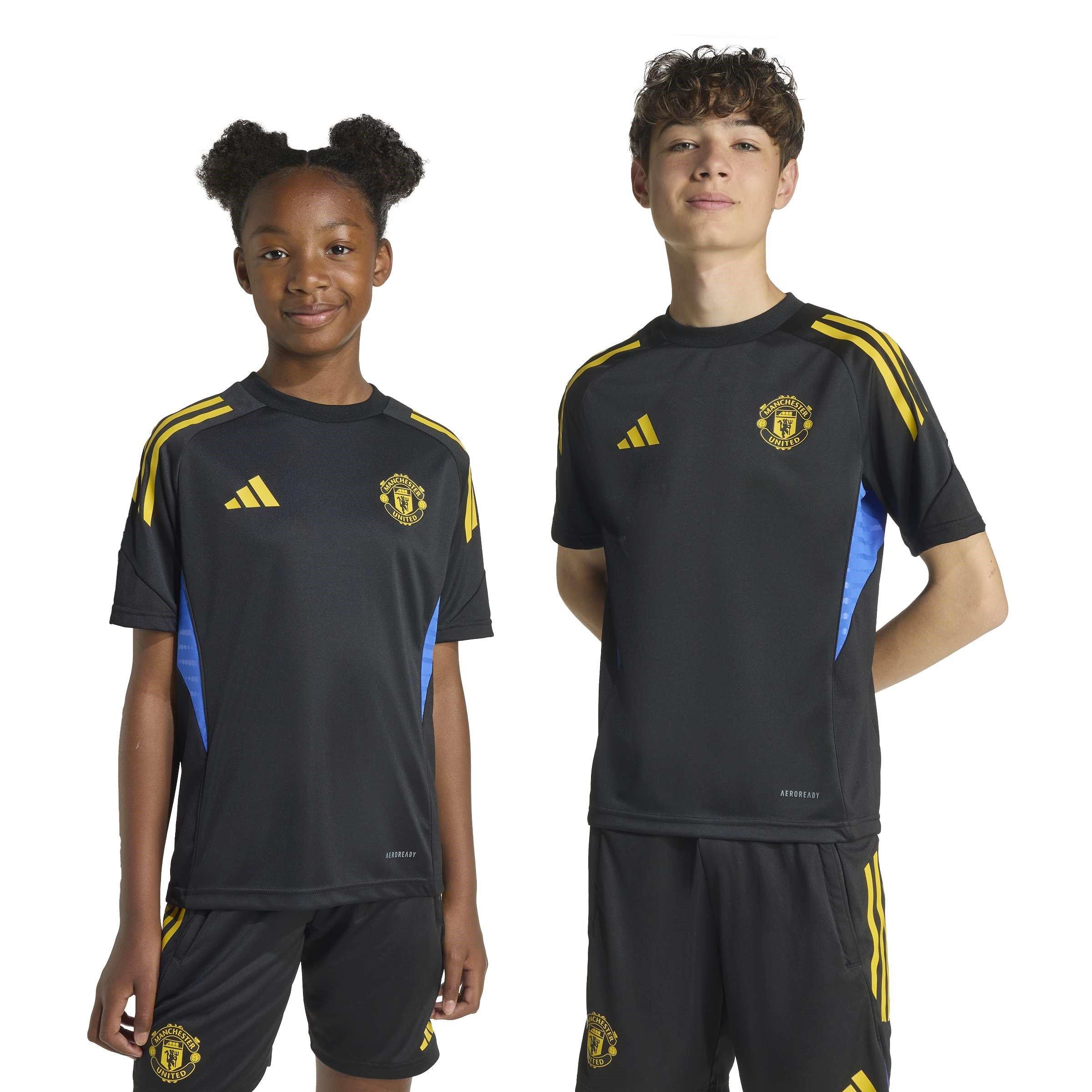 Schwarz - adidas - Manchester United Cup Training Shirt 2025 2026 Juniors - 3