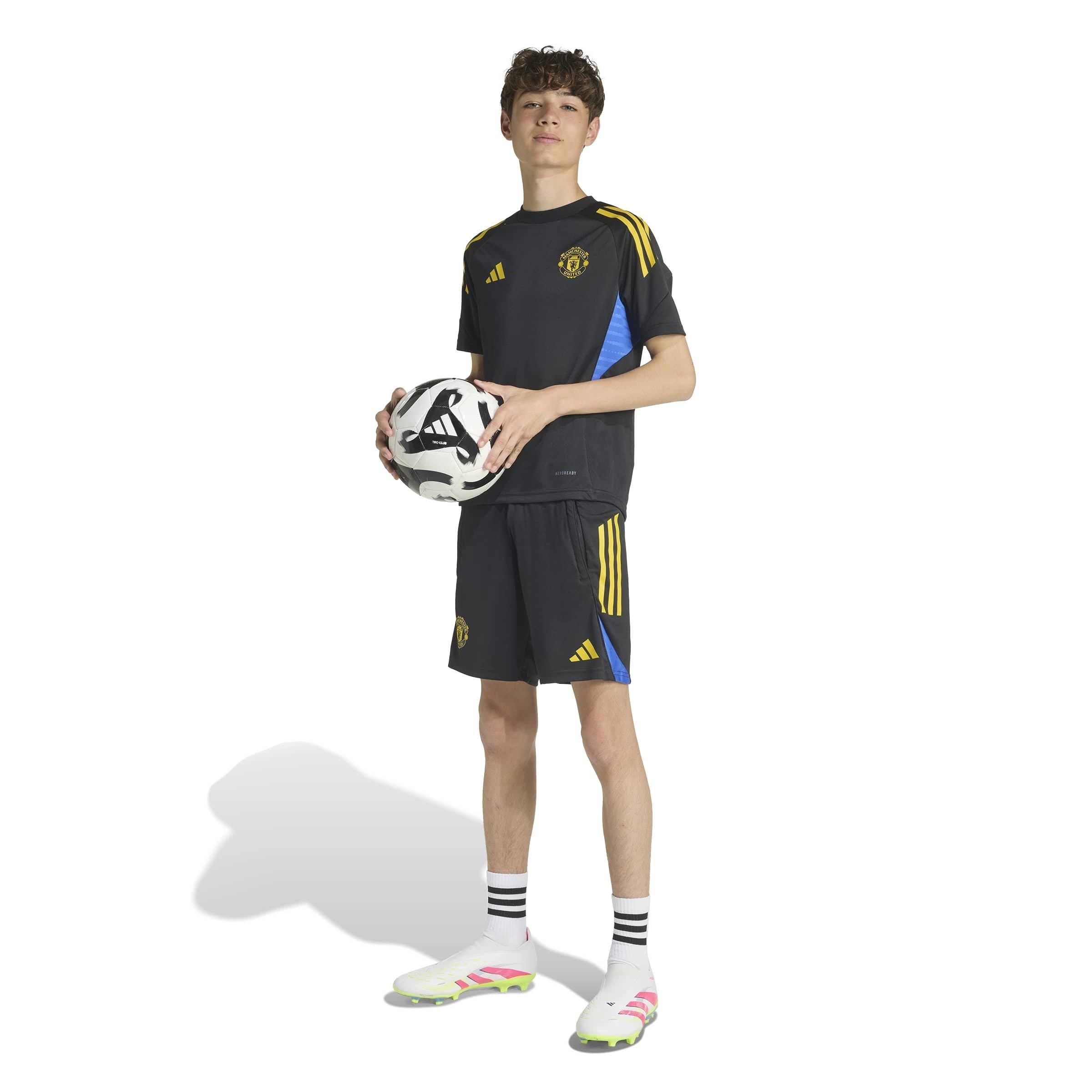 Schwarz - adidas - Manchester United Cup Training Shirt 2025 2026 Juniors - 7