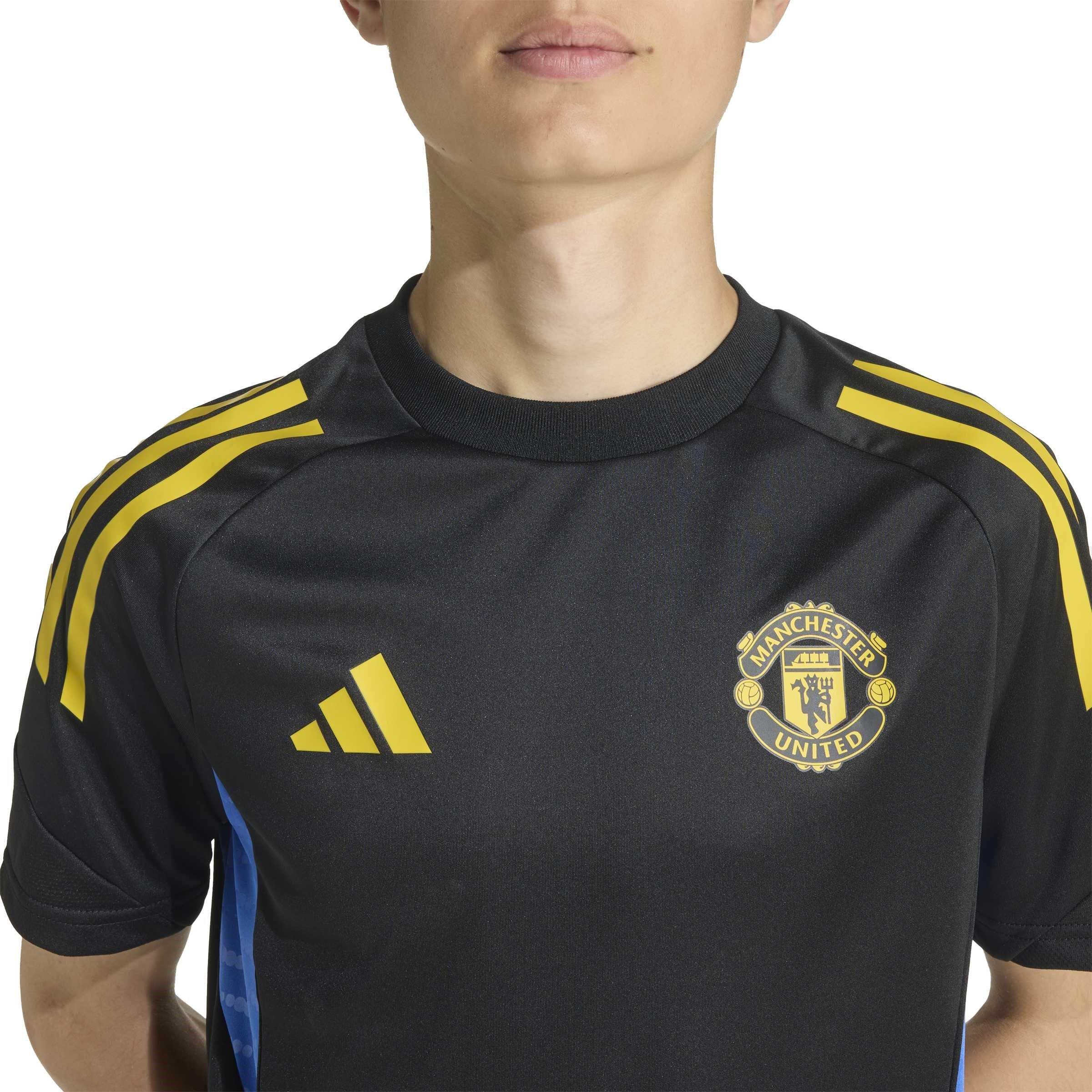 Schwarz - adidas - Manchester United Cup Training Shirt 2025 2026 Juniors - 8
