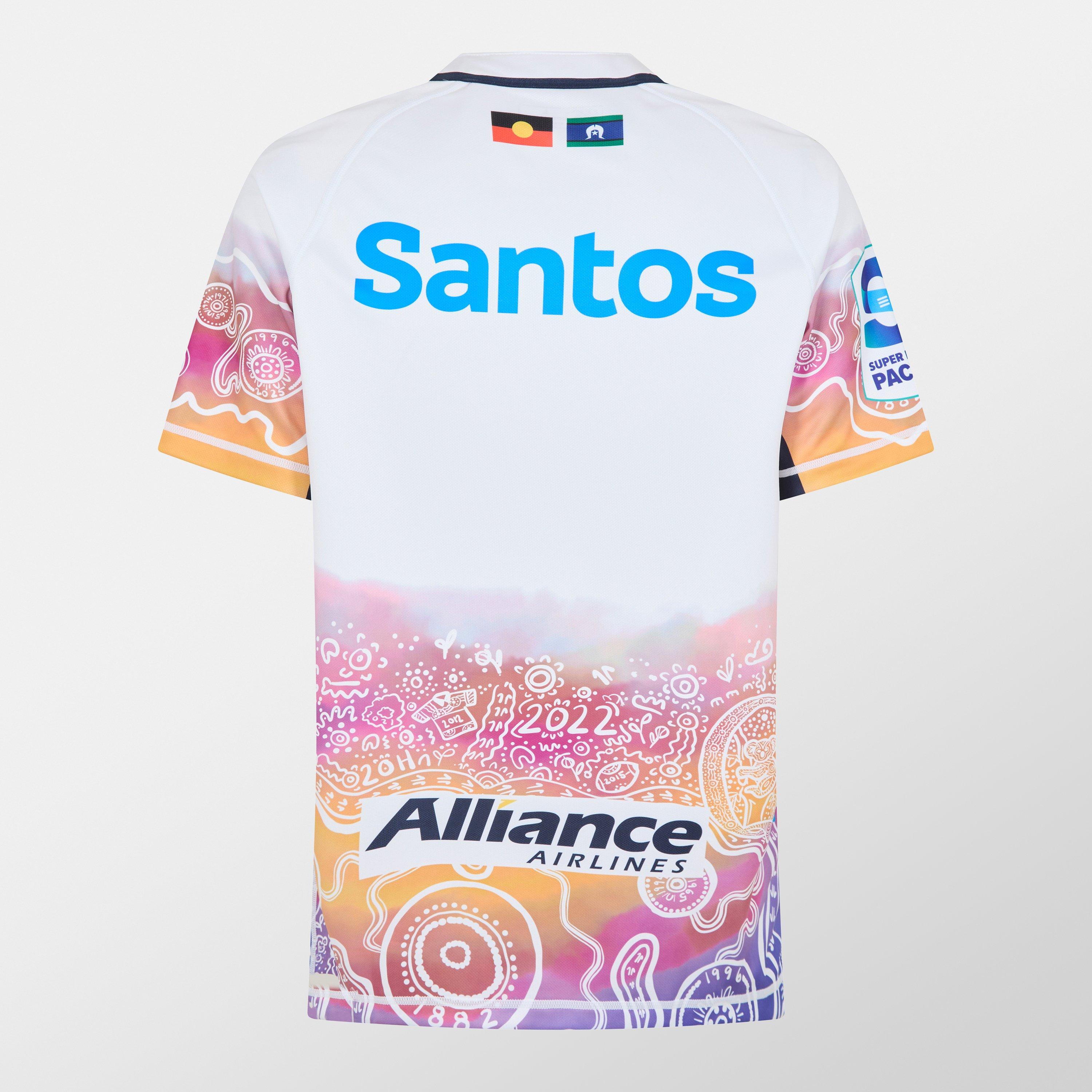 Marineblauw - Canterbury - Queensland Reds Away Replica Short-Sleeve T-Shirt - 2