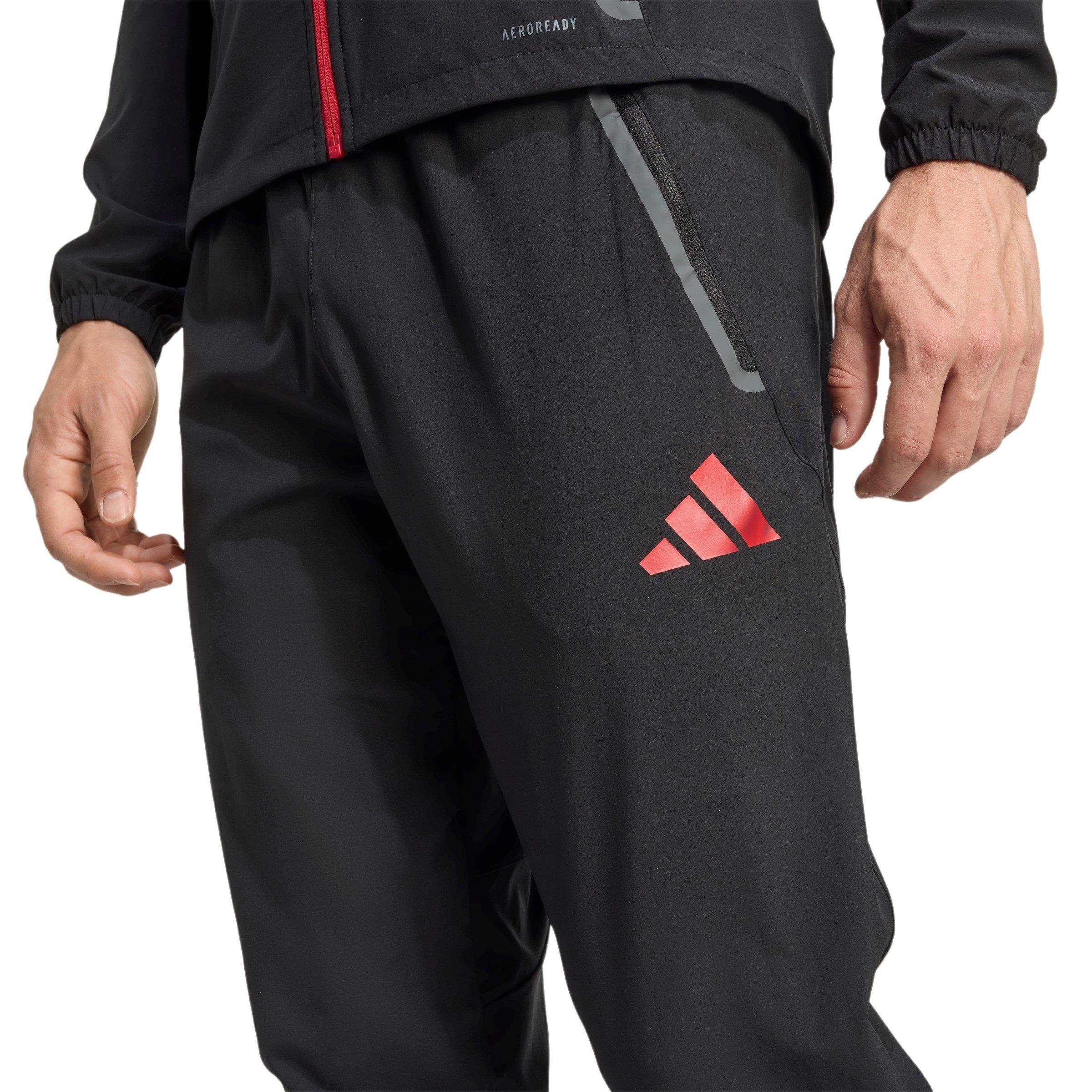 Black/Red - adidas - Liverpool Vis Tracksuit Bottoms 2025 2026 Adults - 4