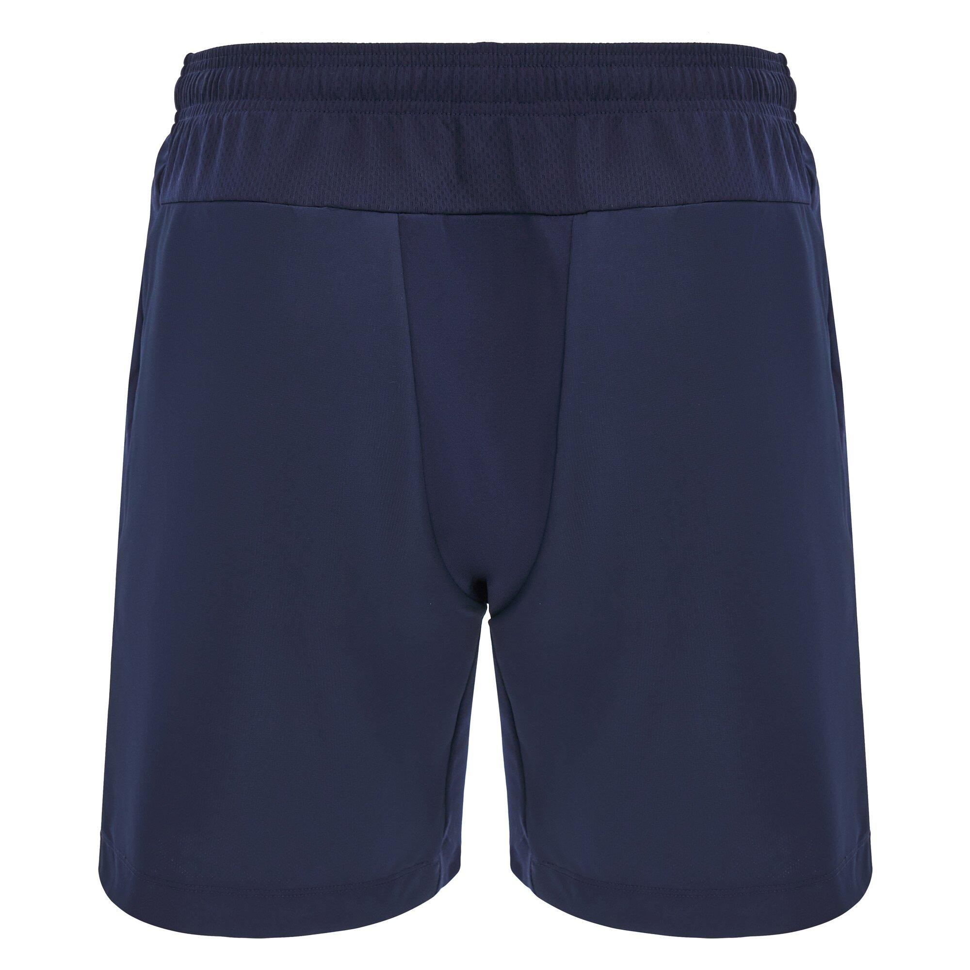 Azul Marinho - Macron - Scotland Rugby Union Bermuda Travel Shorts 2024 Adults - 2