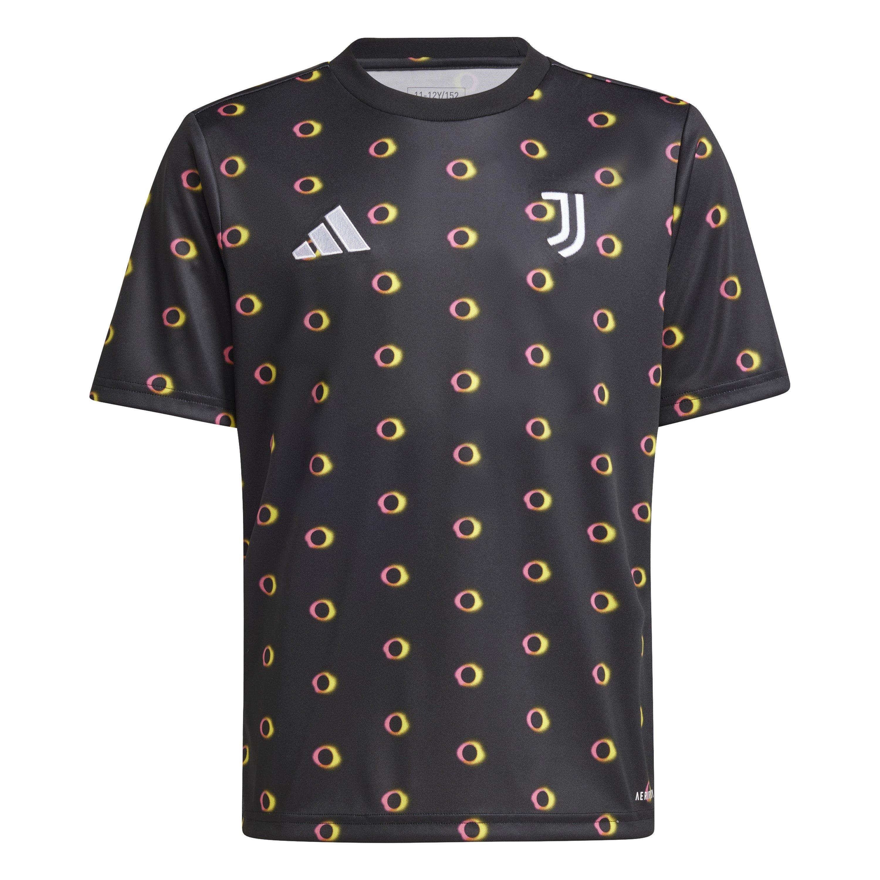 Adidas Boys Juventus Pre Match Shirt 2024 2025 Juniors - Black - 13 Years