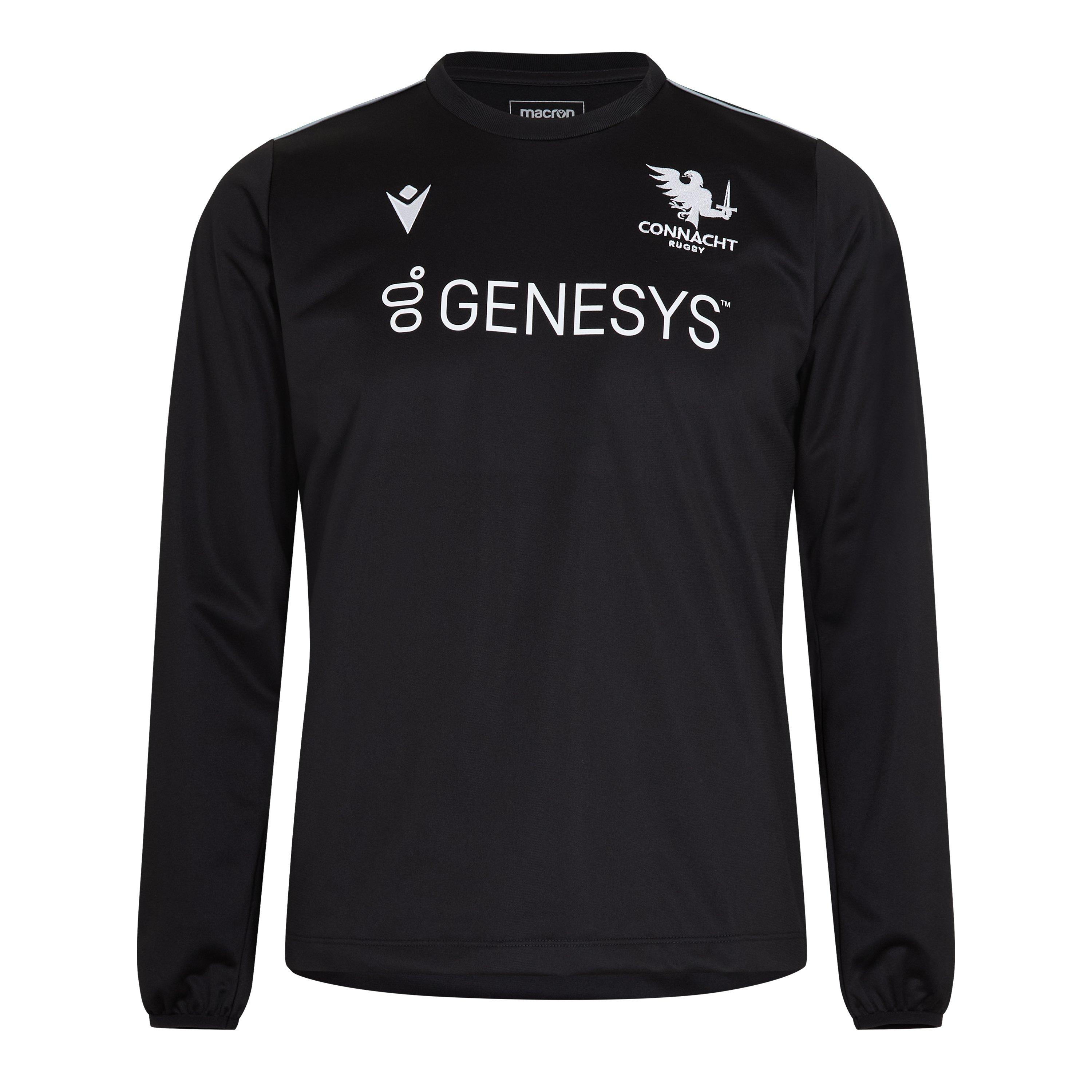 Preto - Macron - Connacht Rugby Shirt 2024 2025 Mens - 1