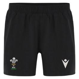 Macron Wales Rugby Training Shorts 2024 Adults