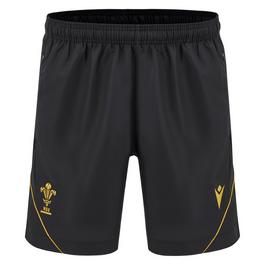 Macron Wales Rugby Training Shorts 2024 Adults