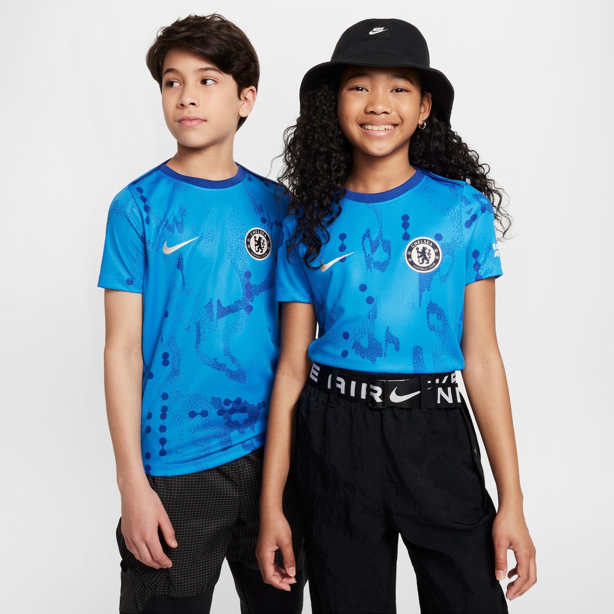 Blue - Nike - Chelsea Home Pre Match Shirt 2024 2025 Juniors - 1