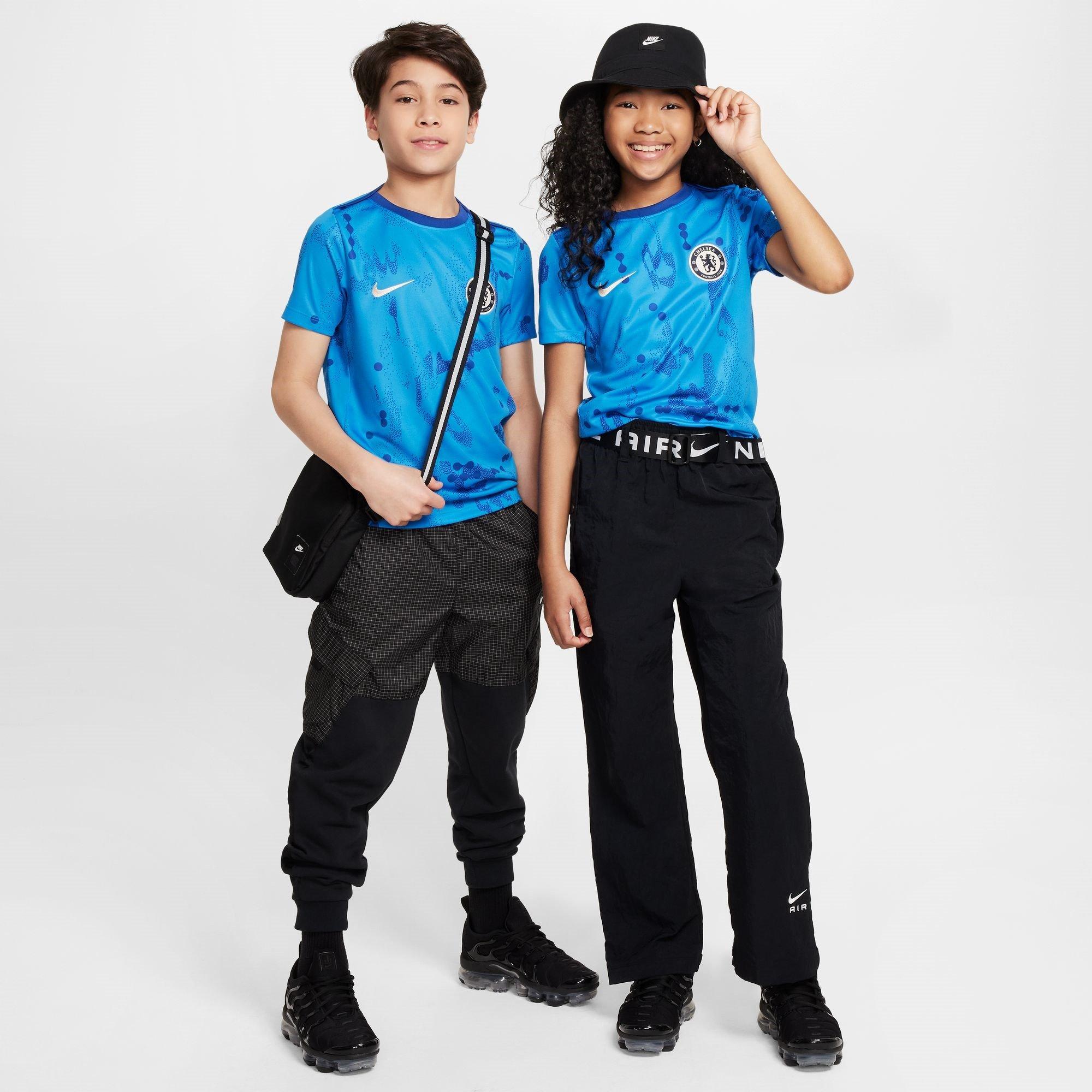 Azul - Nike - Chelsea Home Pre Match Shirt 2024 2025 Juniors - 5