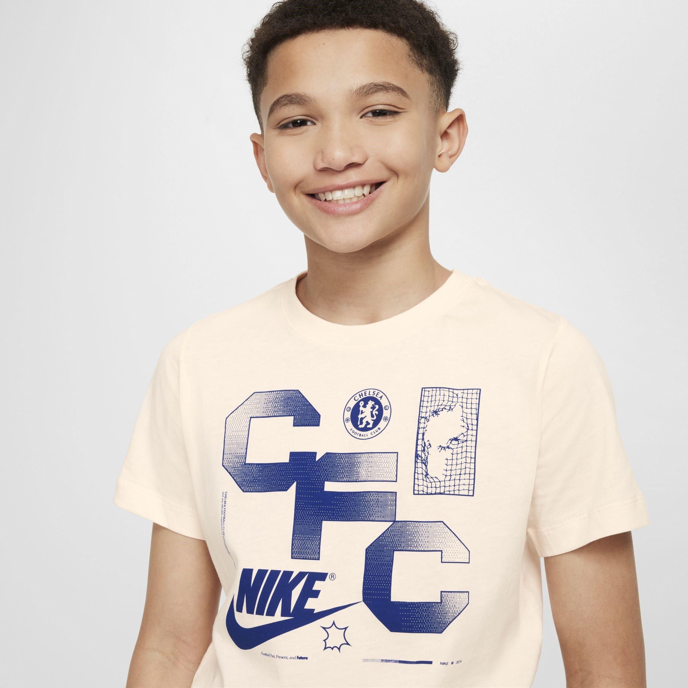Beige - Nike - Chelsea Futura T-shirt Juniors - 3