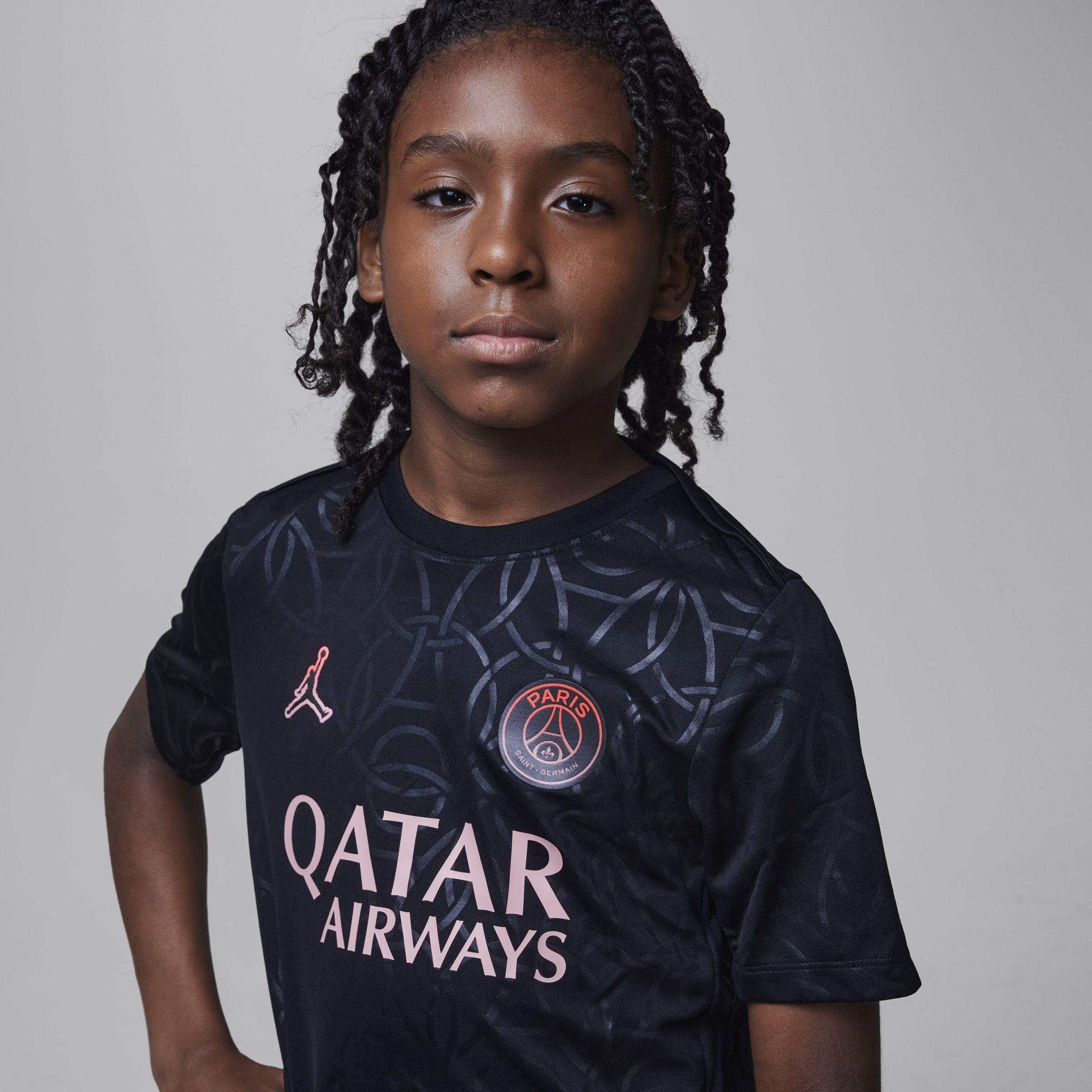 Zwart - Nike - Paris Saint Germain Academy Pro Pre Match Third Shirt 2024 2025 Juniors - 3