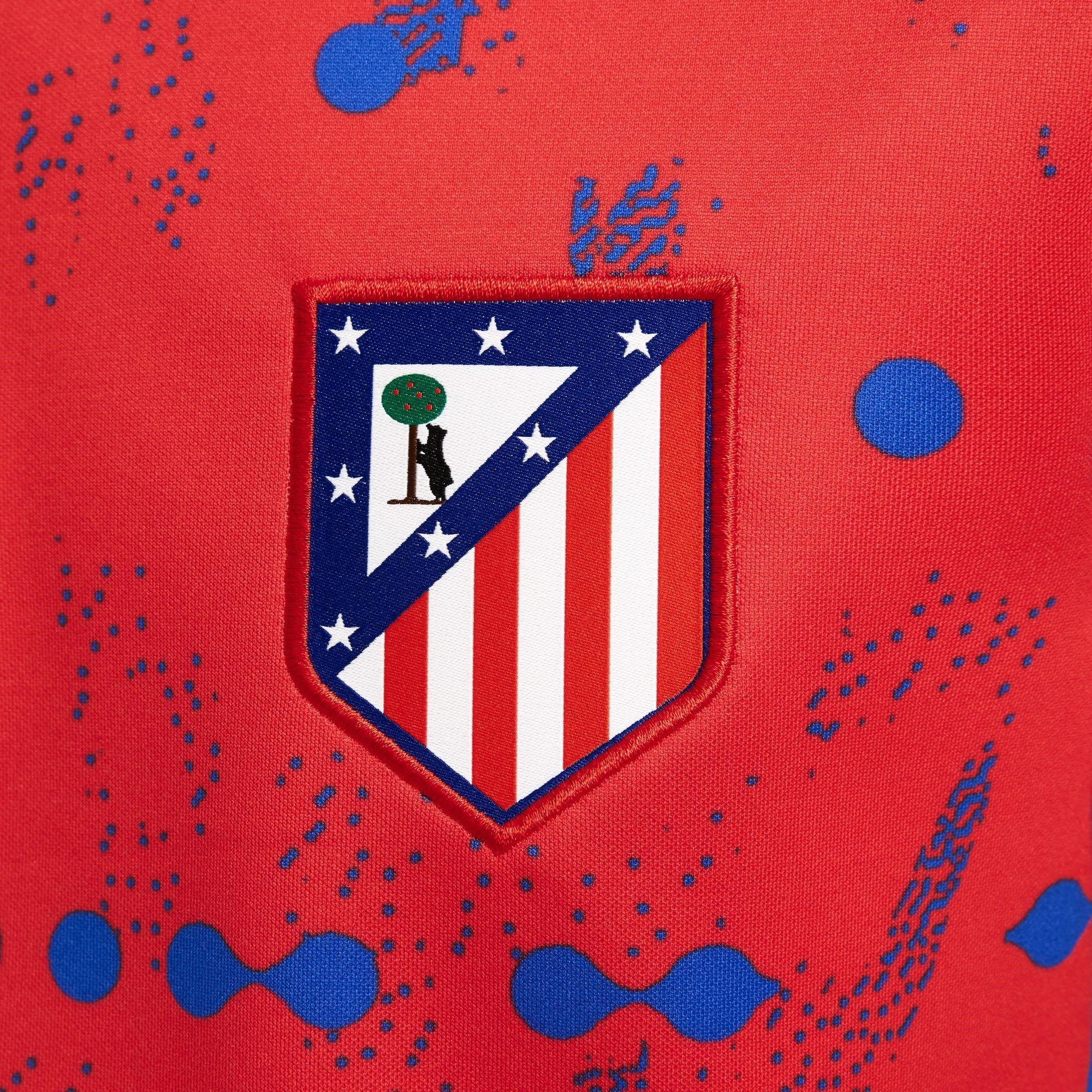 Grå - Nike - Atletico Madrid Home Pre Match Shirt 2024 2025 Juniors - 4