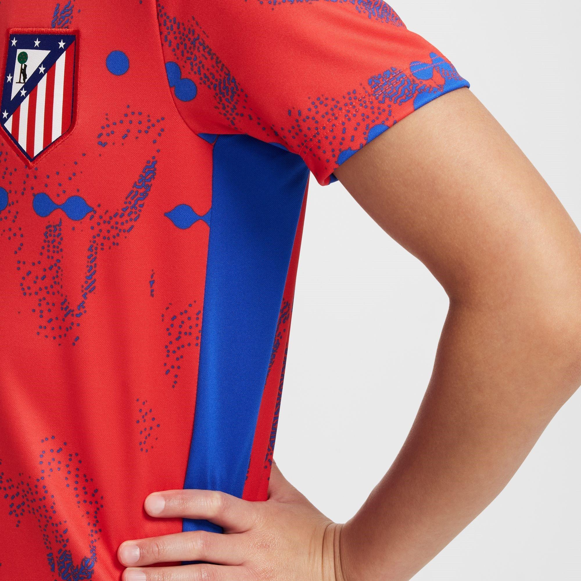 Grå - Nike - Atletico Madrid Home Pre Match Shirt 2024 2025 Juniors - 5
