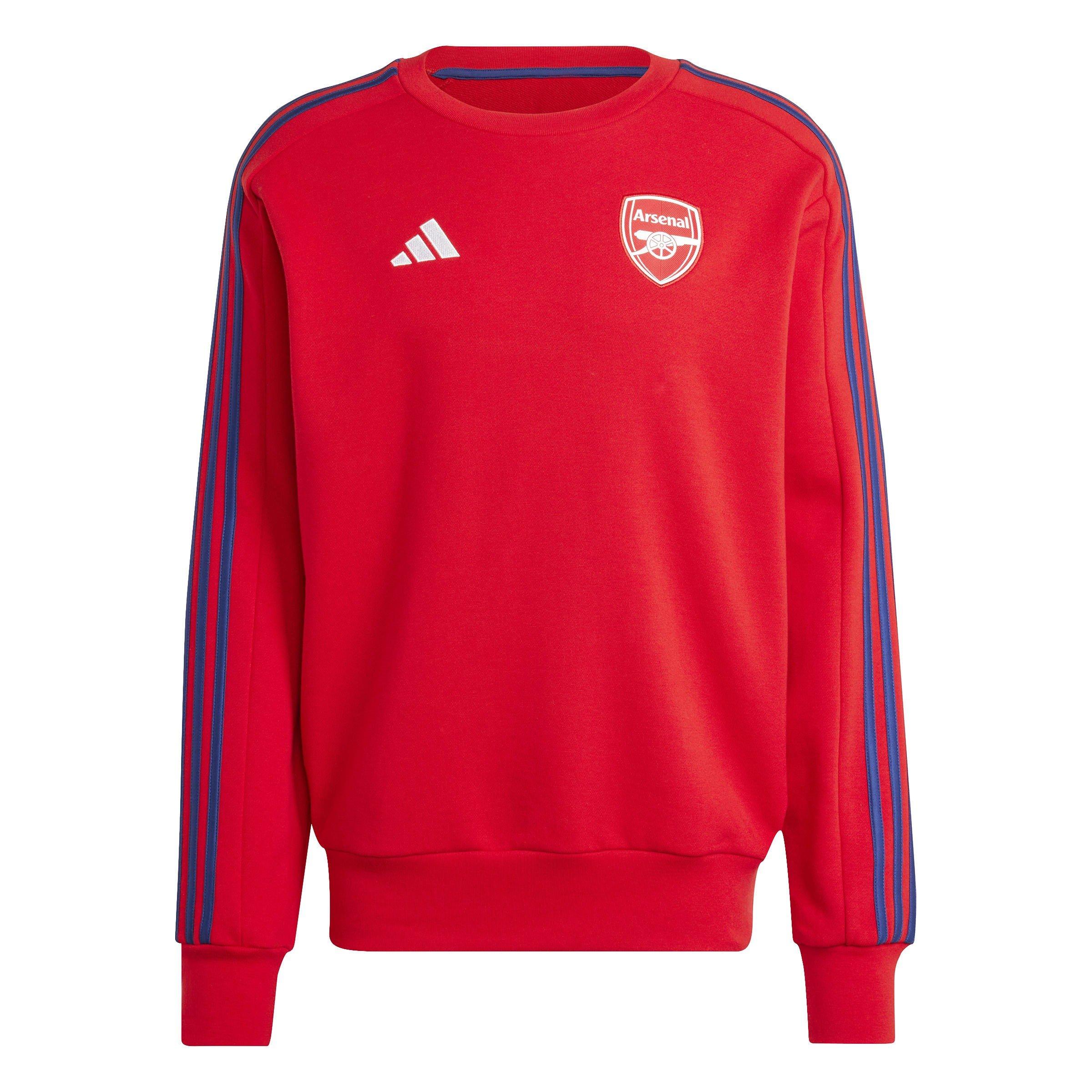 adidas Arsenal DNA Sweatshirt 2024 2025 Adults Pulls d equipage sous licence Sports Direct