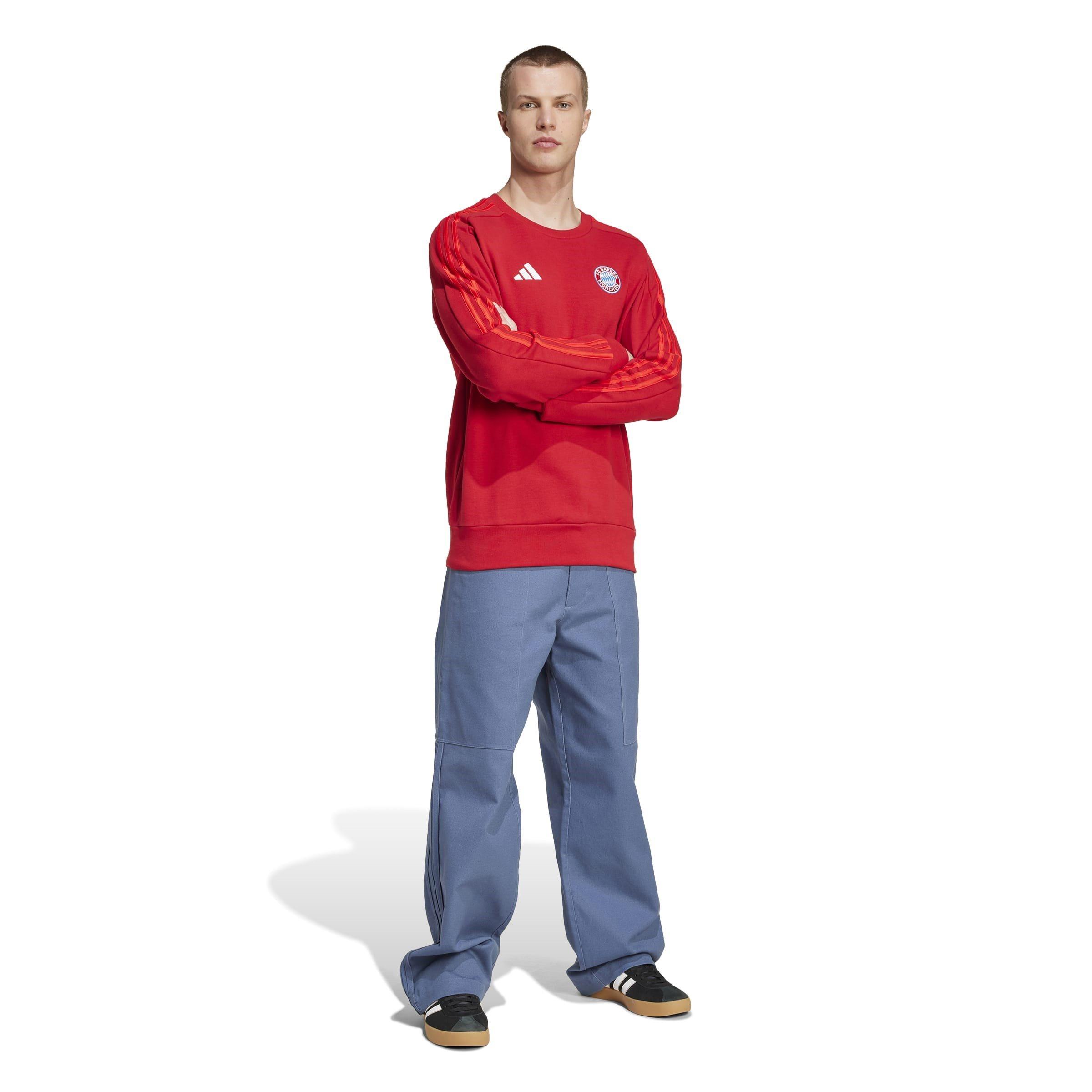 Rød - adidas - FC Bayern Munich DNA Sweatshirt 2024 2025 Adults - 7