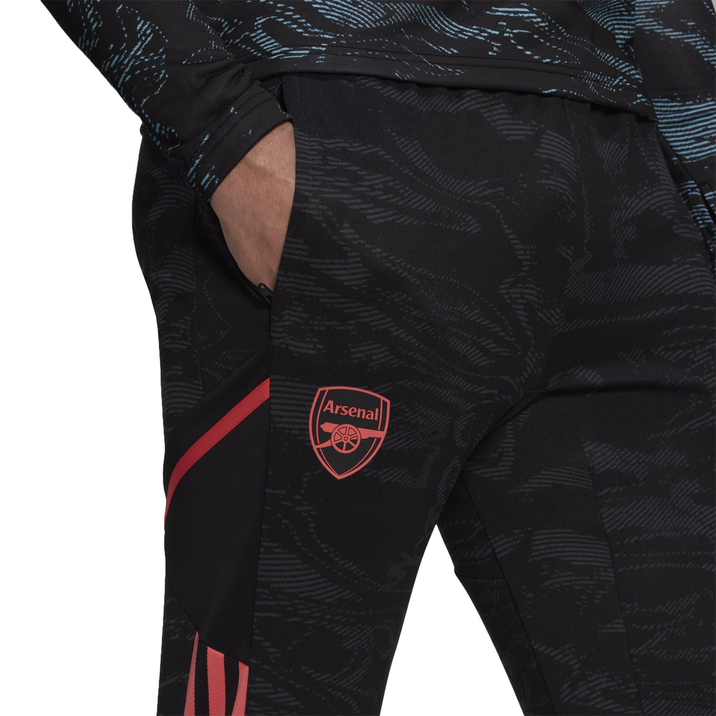 Carbon/Black - adidas - Arsenal Condivo 22 Training Tracksuit Bottoms Mens - 4