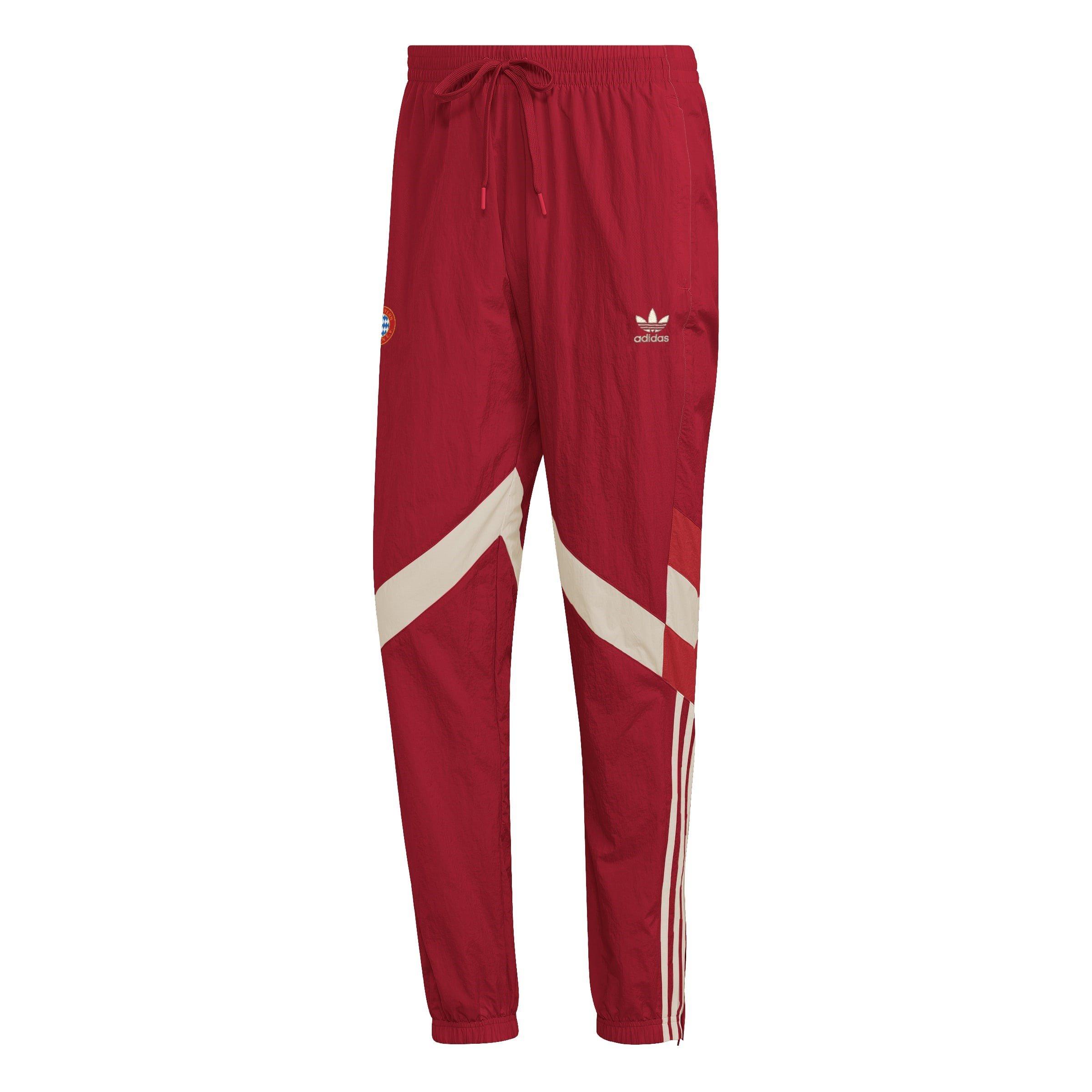 Maroon - adidas - Bayern Munich Originals Tracksuit Bottoms Adults - 1