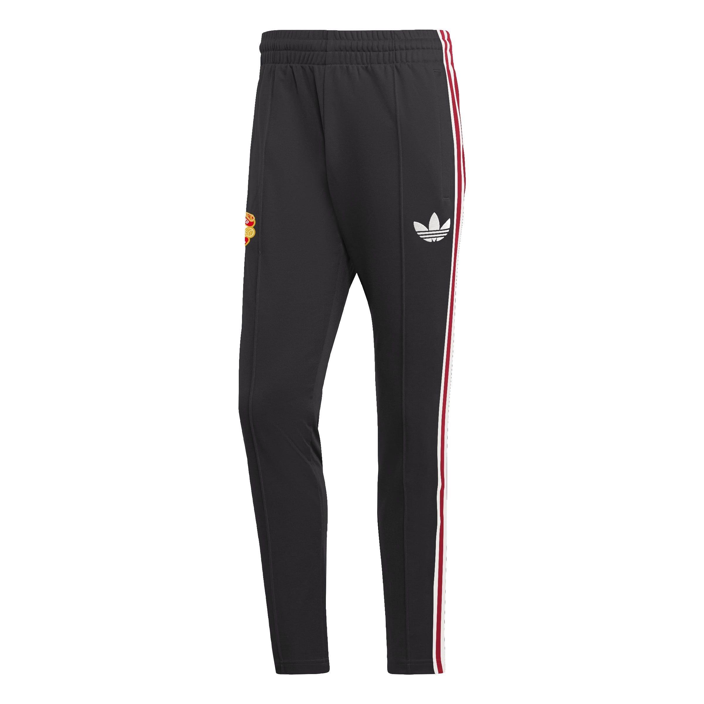 Utility Black - adidas - Originals Manchester United Beckenbauer Track Bottoms Adults - 1