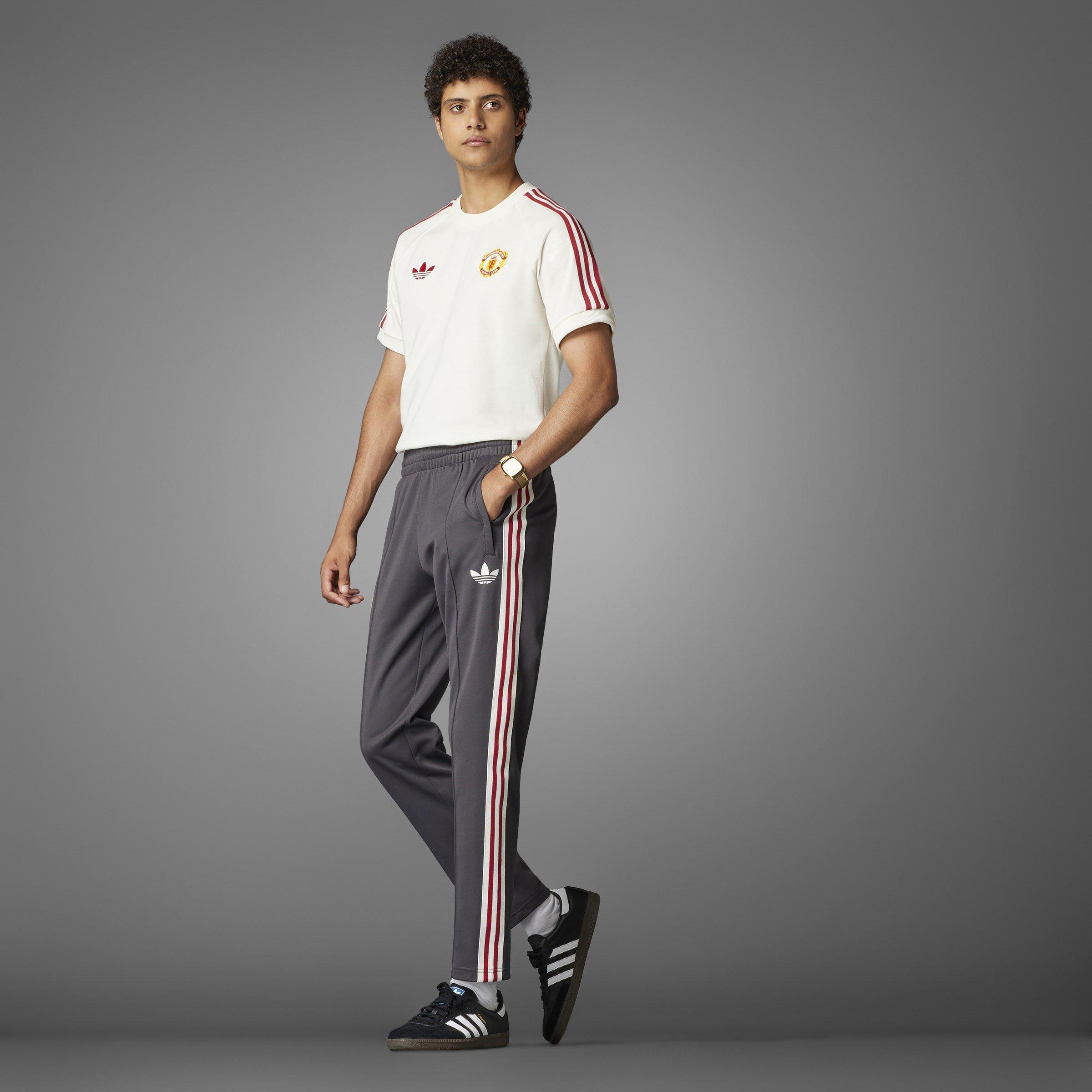 Hjælpeprogram Sort - adidas - Originals Manchester United Beckenbauer Track Bottoms Adults - 13