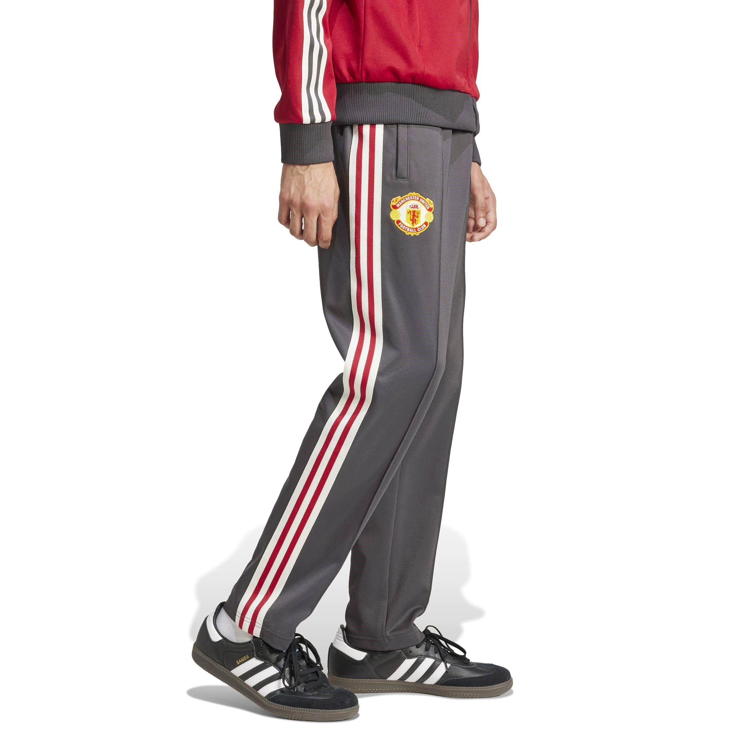 Hjælpeprogram Sort - adidas - Originals Manchester United Beckenbauer Track Bottoms Adults - 4