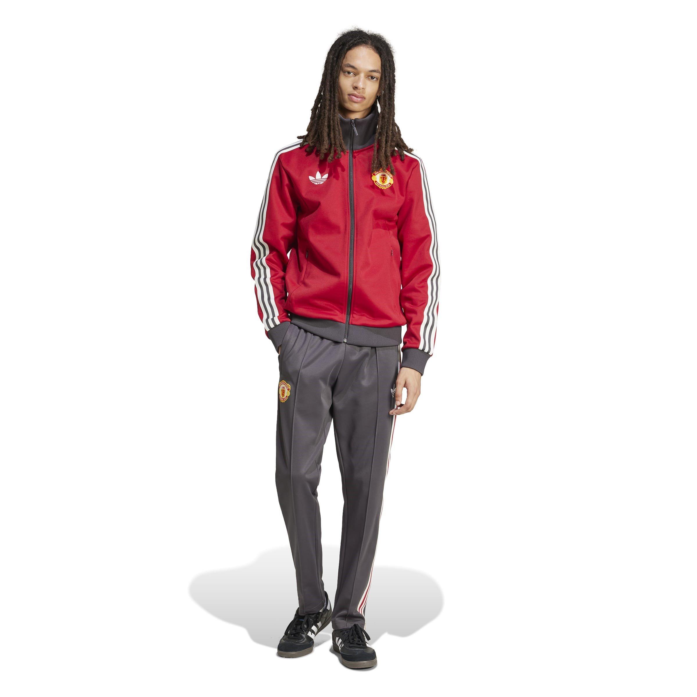 Hjælpeprogram Sort - adidas - Originals Manchester United Beckenbauer Track Bottoms Adults - 7