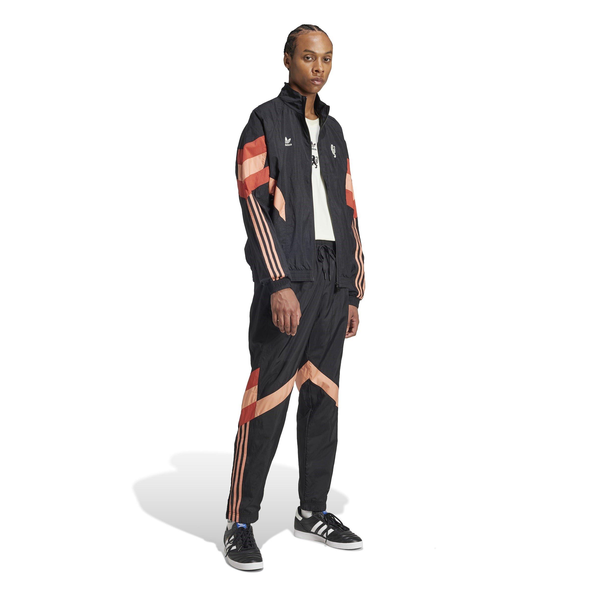 Negro - adidas - Olympique Lyonnais Originals Tracksuit Bottoms Adults - 4