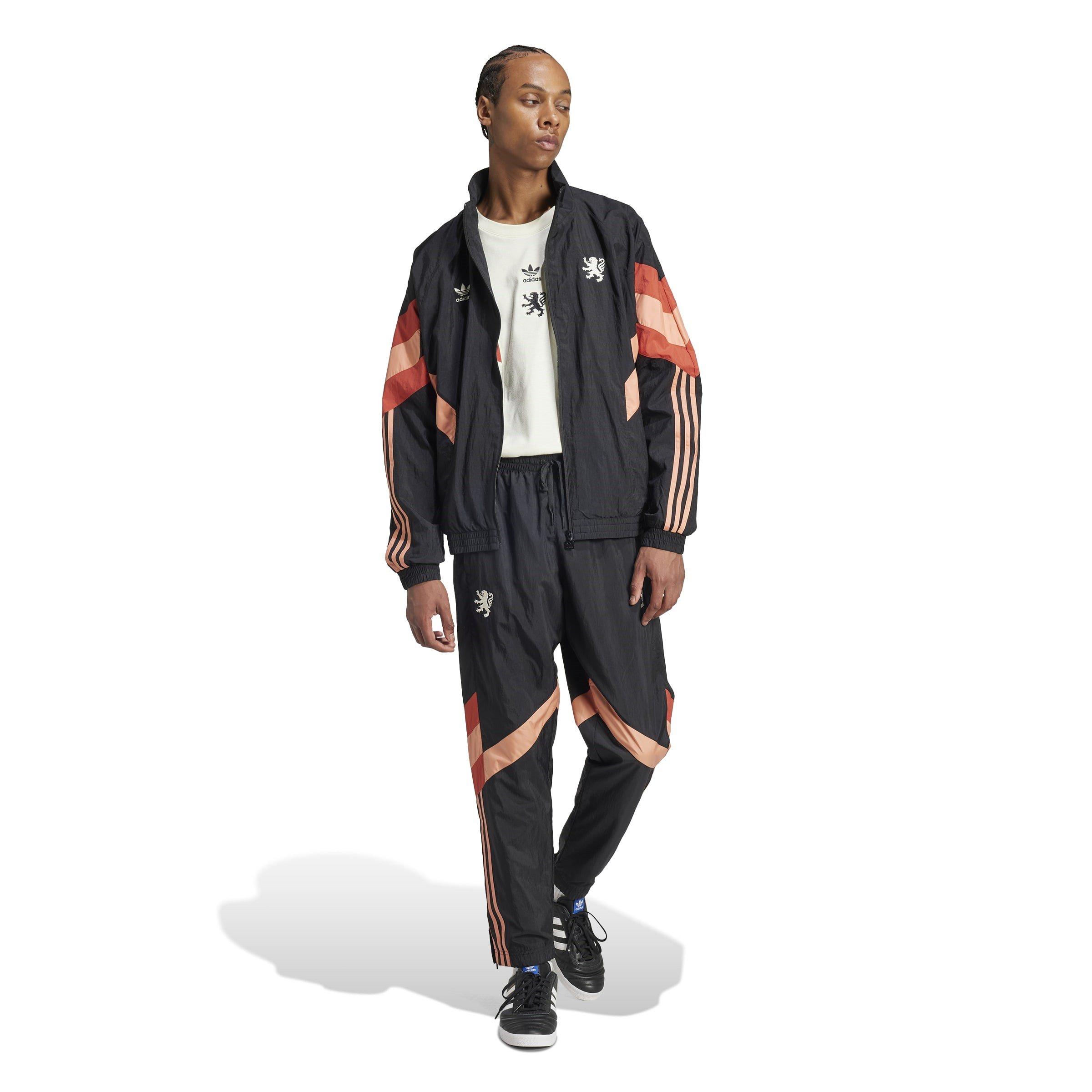 Negro - adidas - Olympique Lyonnais Originals Tracksuit Bottoms Adults - 7