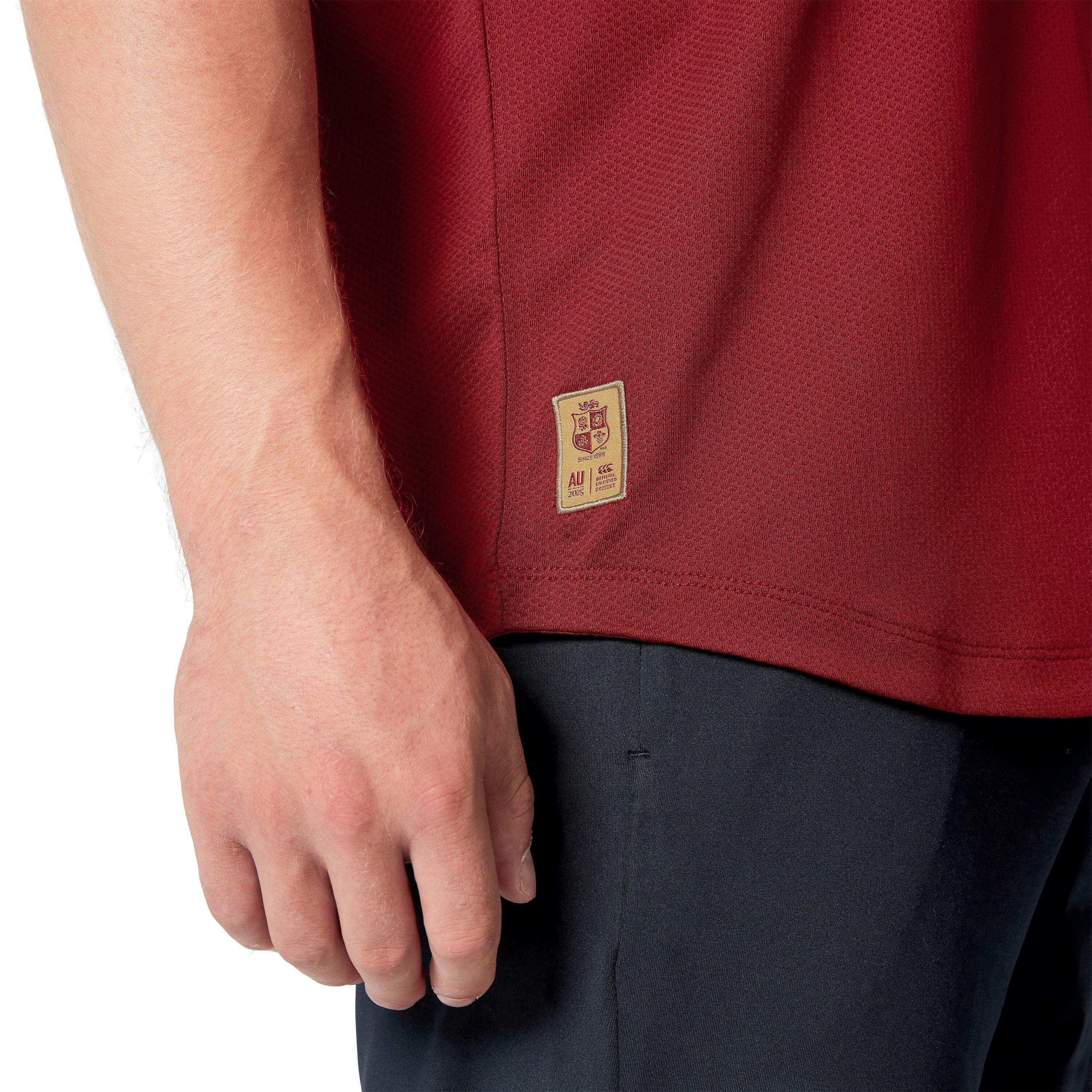 Rot-Dahlie - Canterbury - British and Irish Lions Polo Shirt 2025 Adults - 14