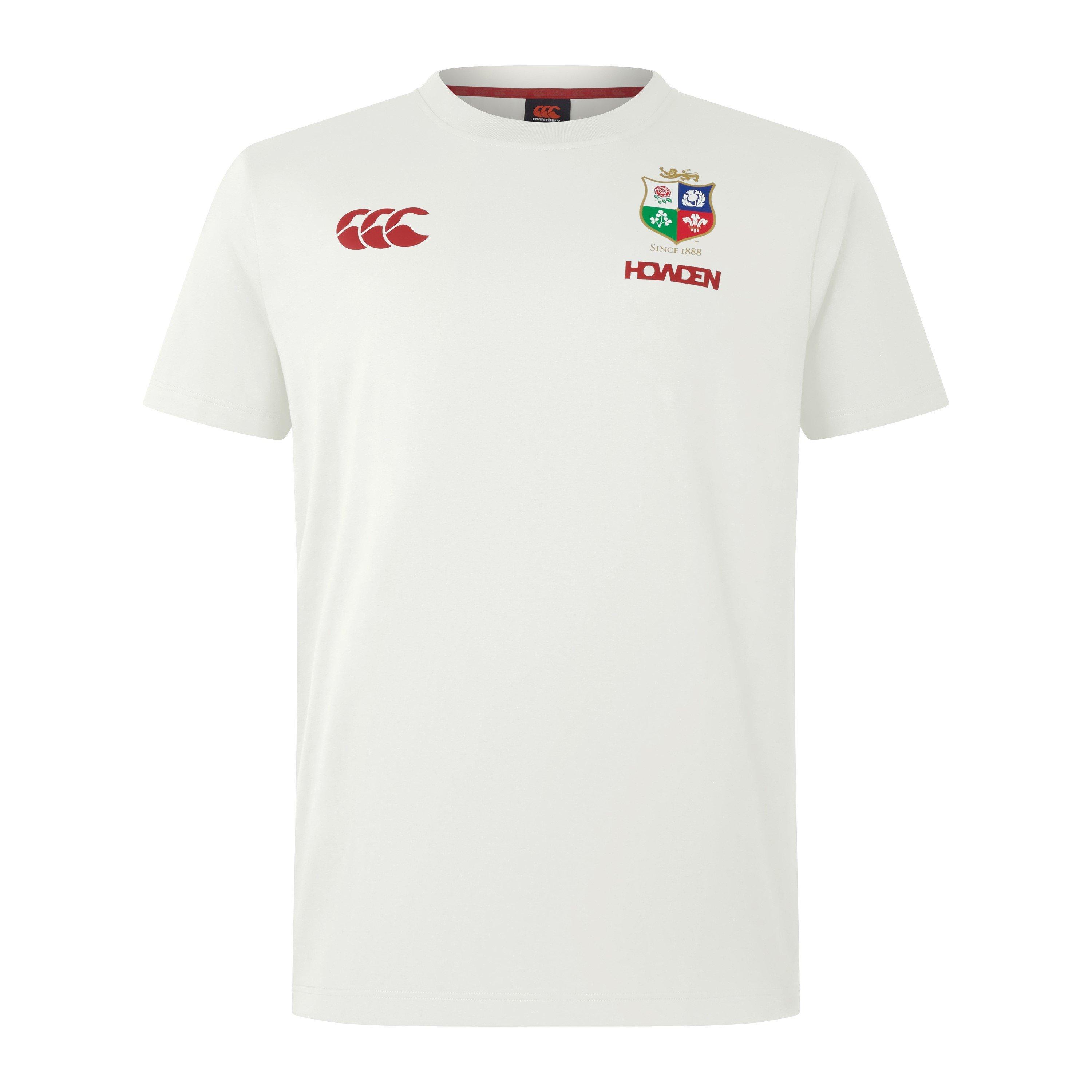 Canterbury Men's British And Irish Lions T-Shirt 2025 Adults - Egret - S