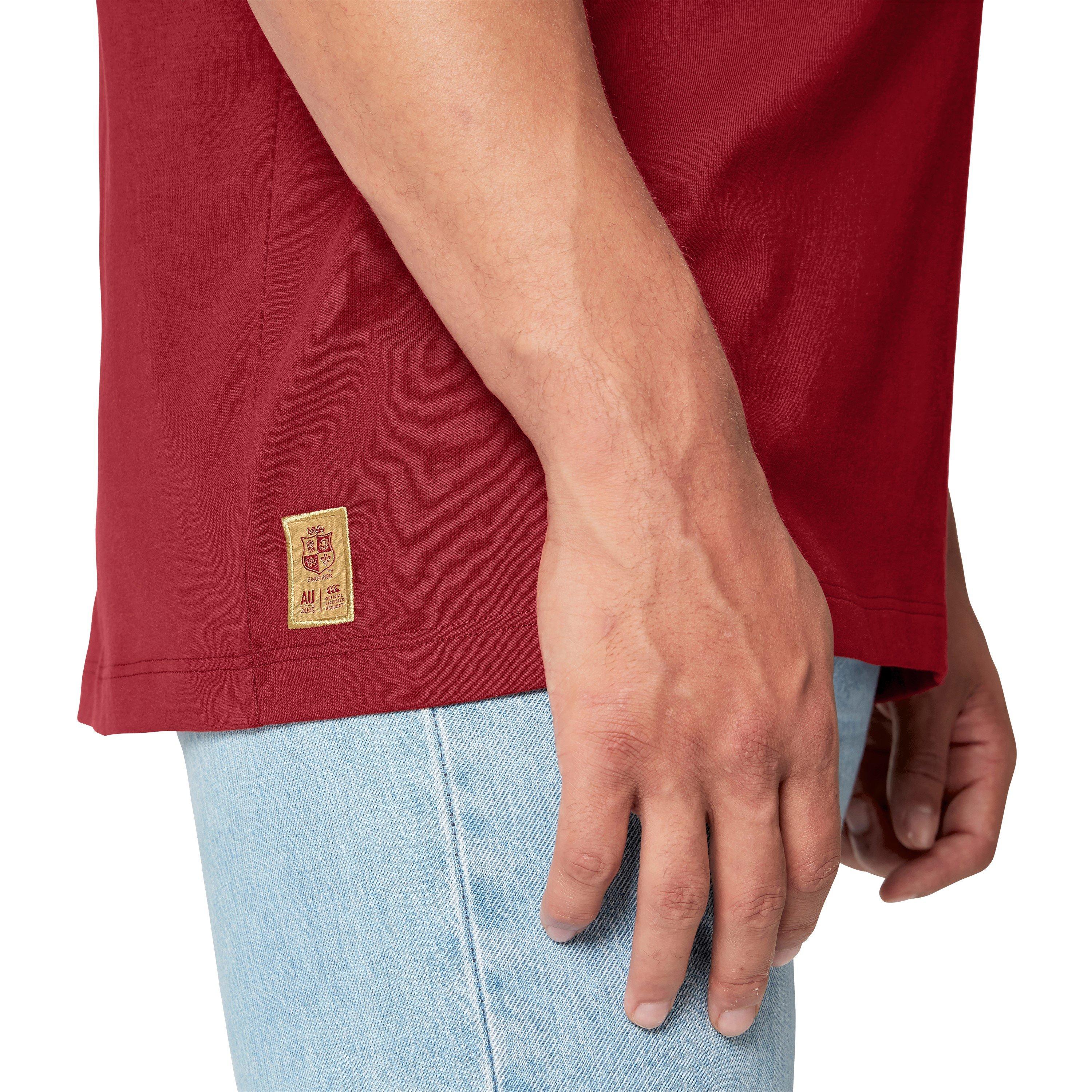 Red Dahlia - Canterbury - British and Irish Lions T-Shirt 2025 Adults - 11