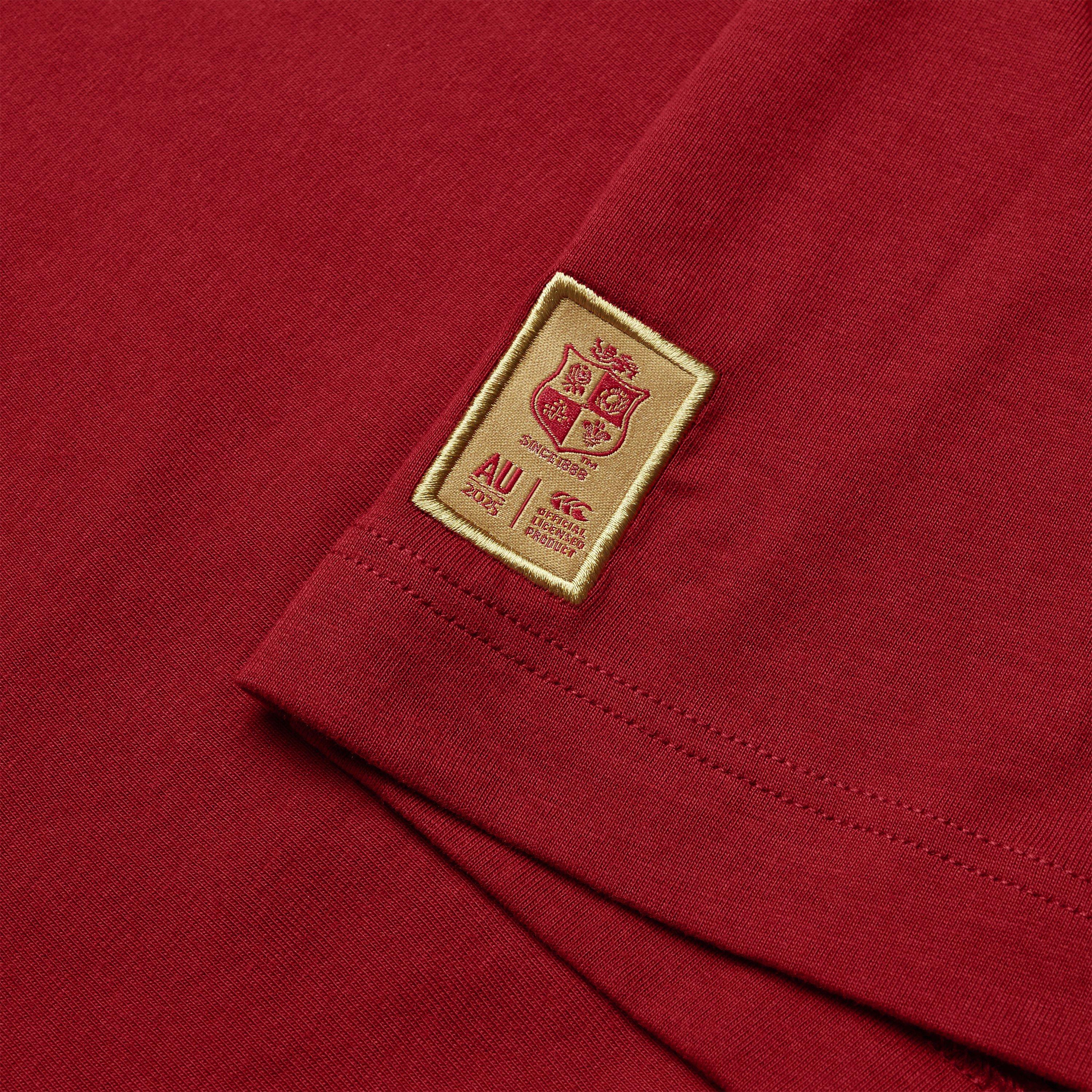 Red Dahlia - Canterbury - British and Irish Lions T-Shirt 2025 Adults - 9