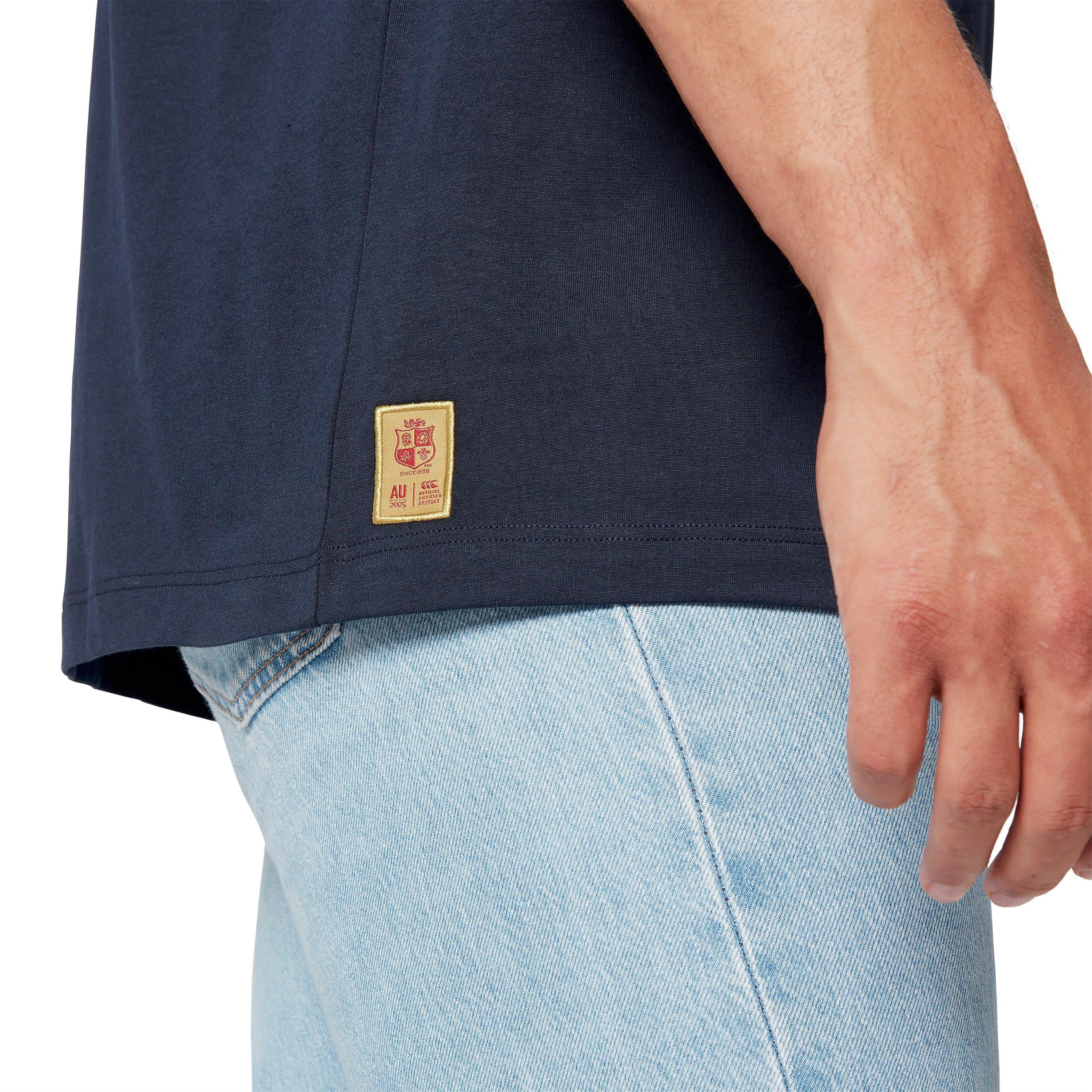 Dark Sapphire - Canterbury - British and Irish Lions T-Shirt 2025 Adults - 11