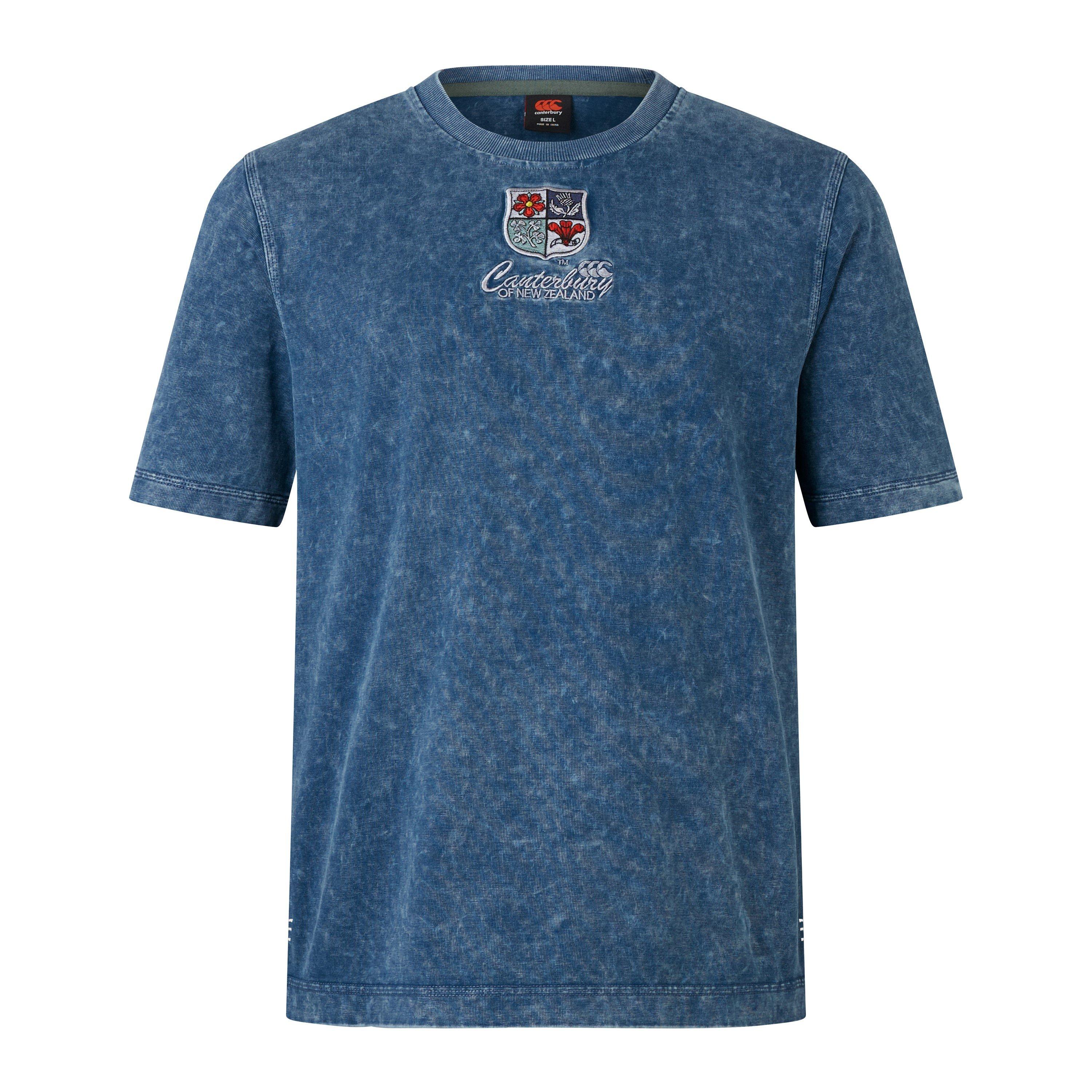 Canterbury Men's British & Irish Lions Heritage T-Shirt 2025 - Moonlight Ocean - XS
