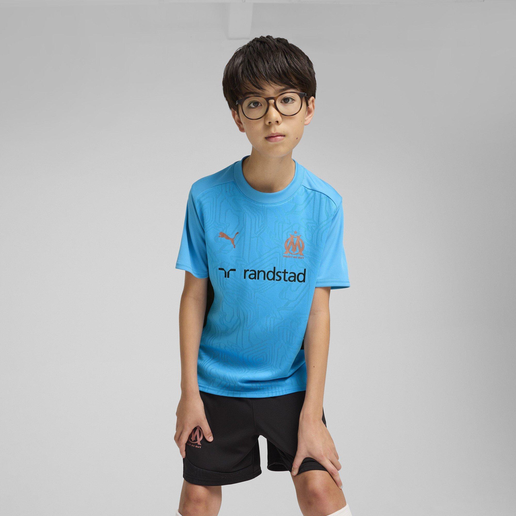 Blau/Kupfer - Puma - Olympique de Marseille Training Shirt 2024 2025 Juniors - 2