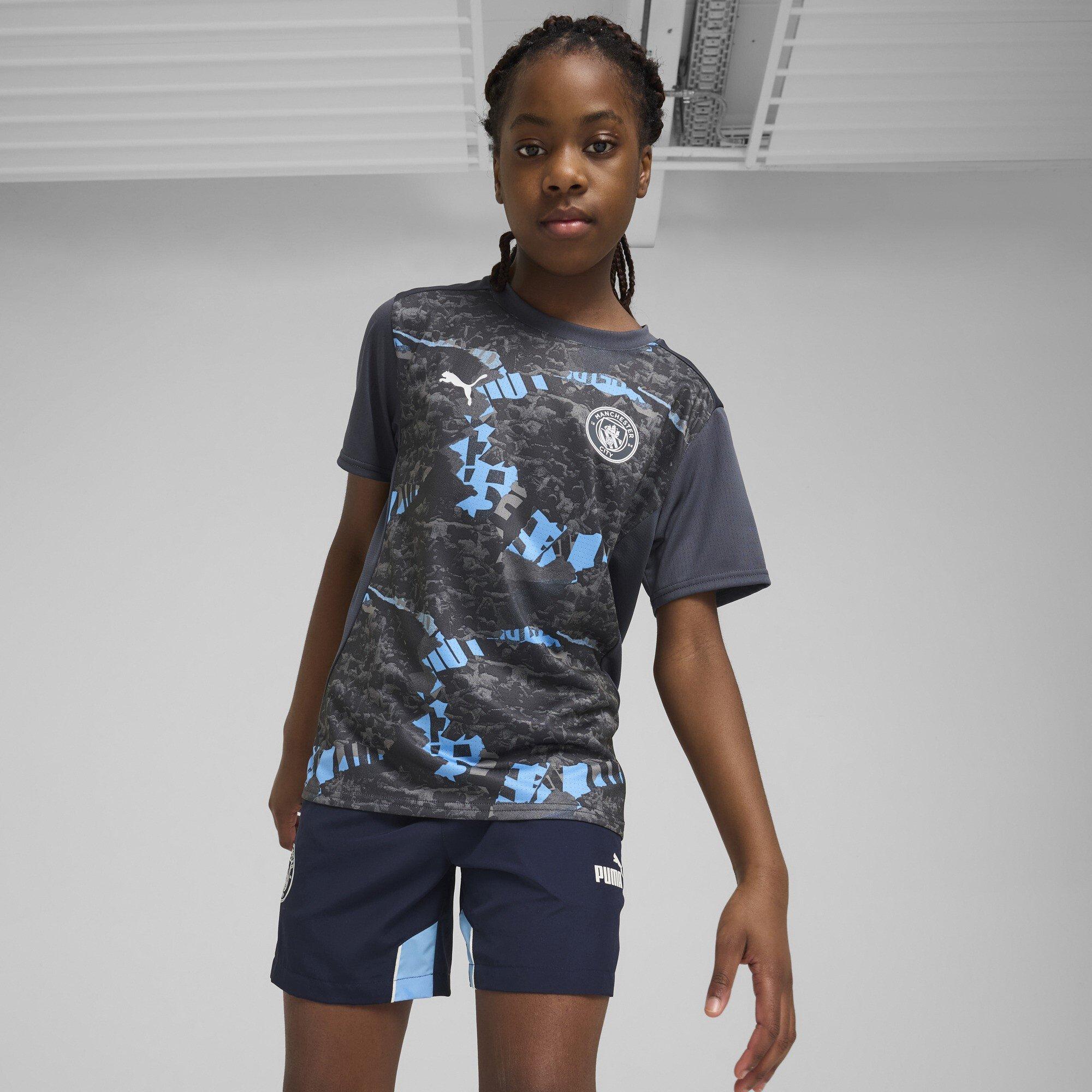 Grå Cool/Grå - Puma - Manchester City Pre Match Shirt 2024 2025 Juniors - 2