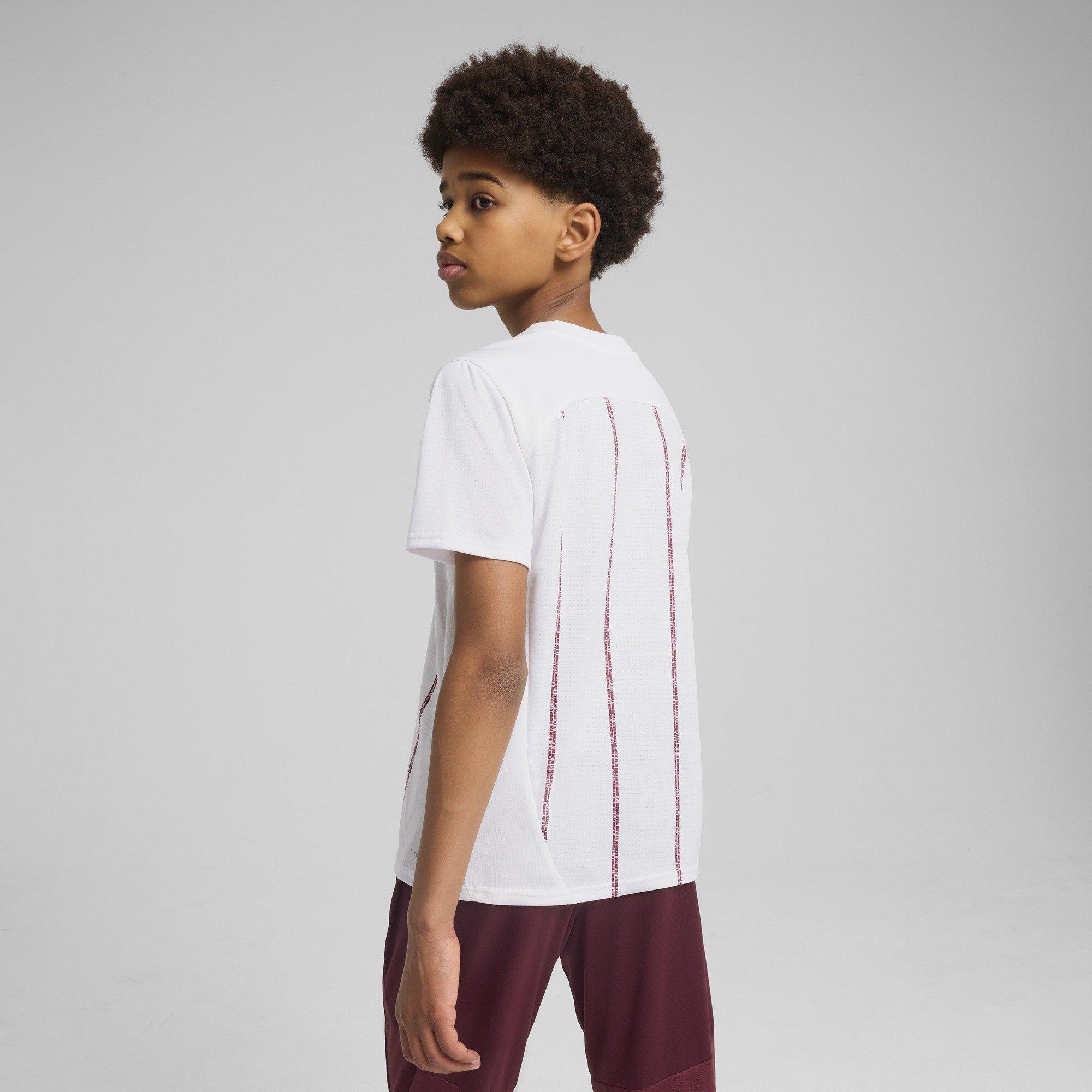 White/Jasper - Puma - Manchester City Pre Match Short Sleeve Shirt Juniors - 5