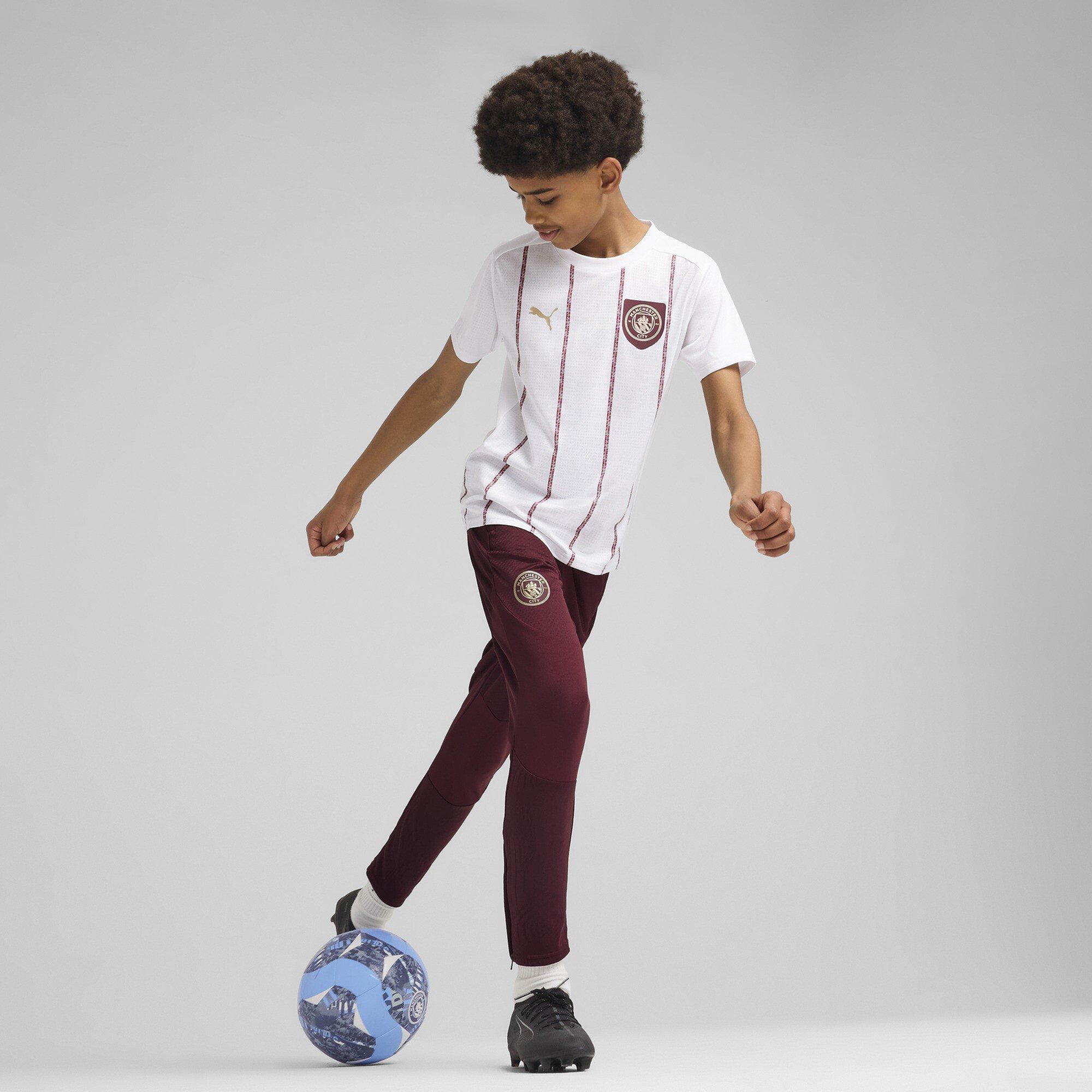 White/Jasper - Puma - Manchester City Pre Match Short Sleeve Shirt Juniors - 6