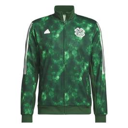 adidas Celtic Lifestyler Tracksuit Top 2023 2024 Adults