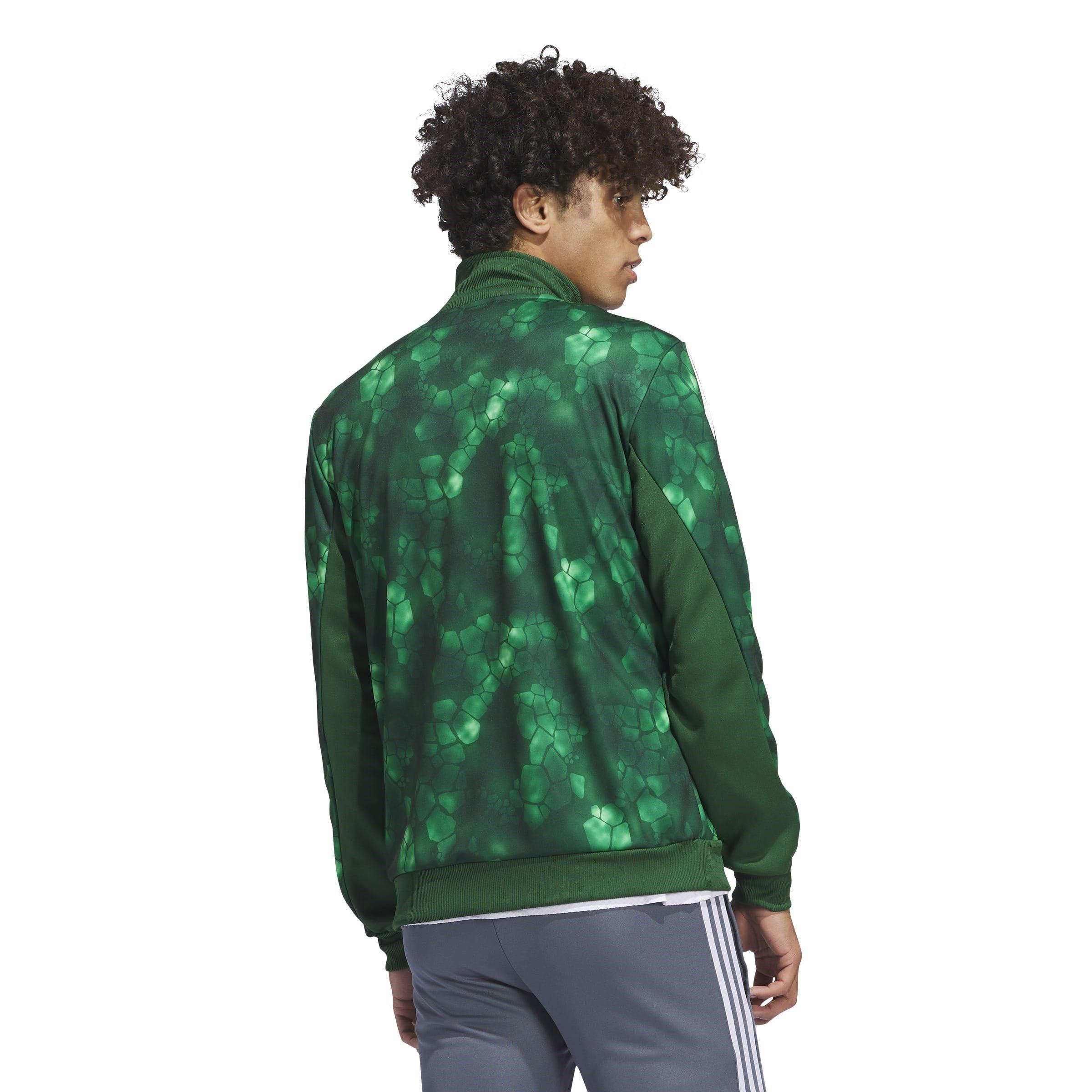 Grün - adidas - Celtic Lifestyler Tracksuit Top 2023 2024 Adults - 3