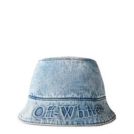 Off White Bookish Denim Bucket Hat