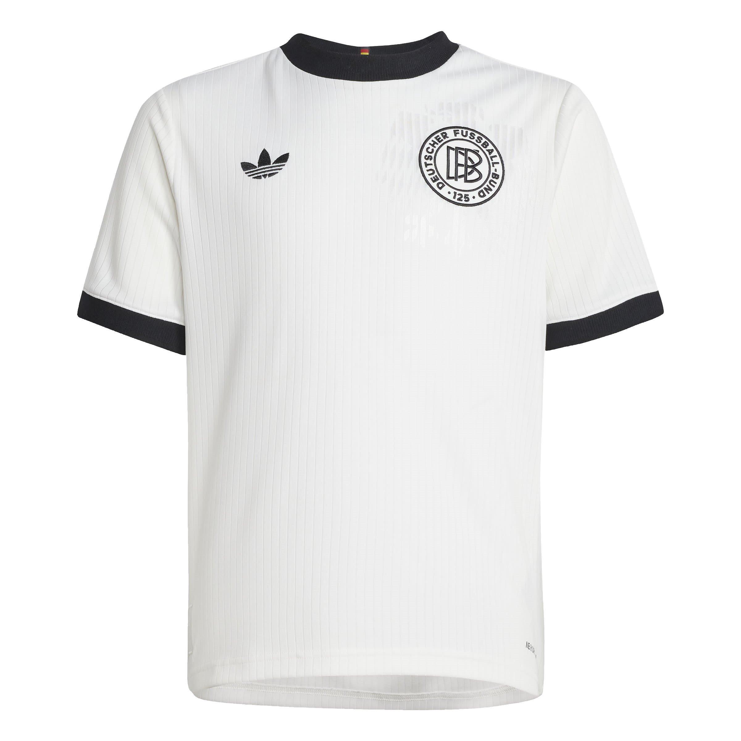 Bianco/Nero - adidas - Germany 125th Anniversary Shirt Juniors - 1