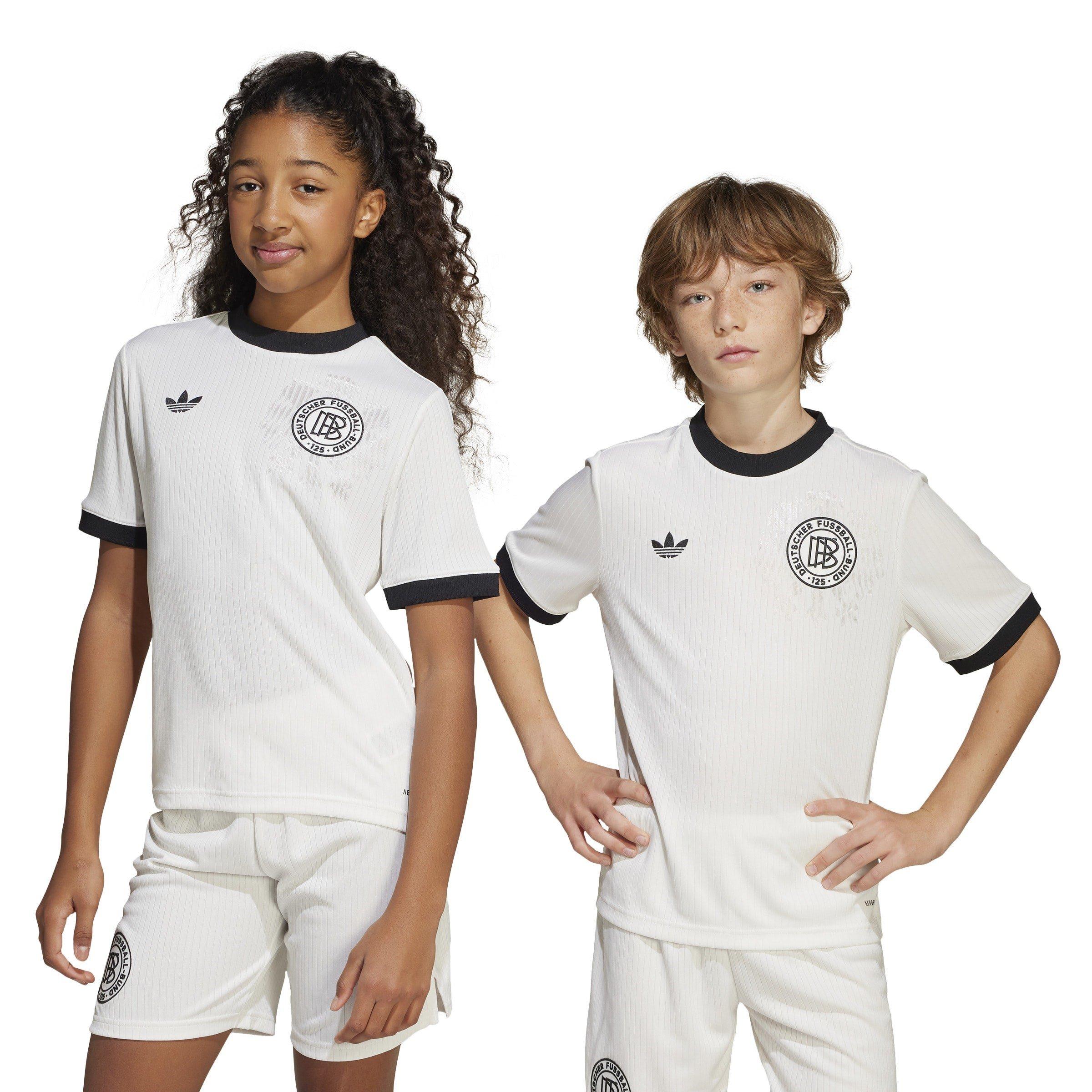 White/Black - adidas - Germany 125th Anniversary Shirt Juniors - 3