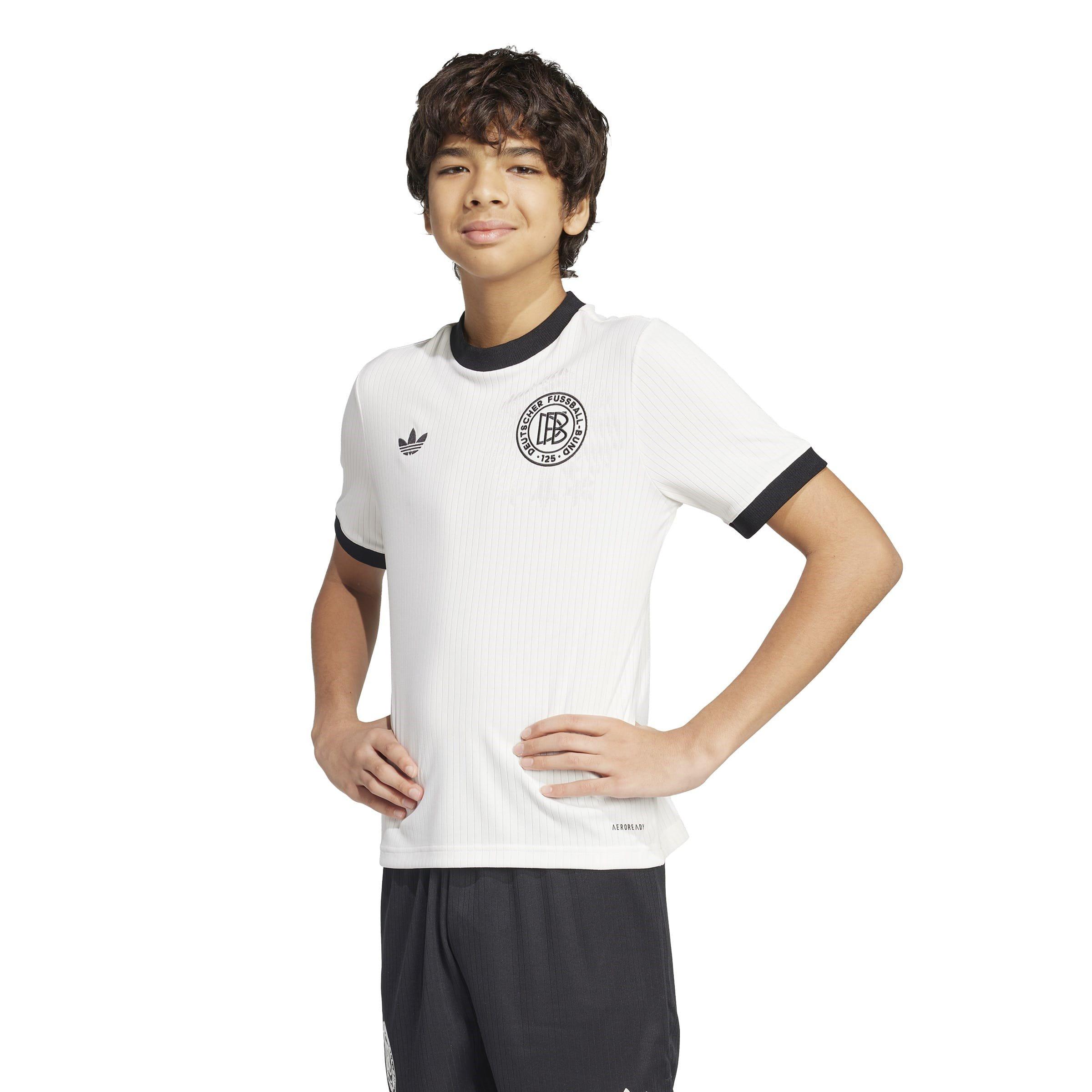 White/Black - adidas - Germany 125th Anniversary Shirt Juniors - 5
