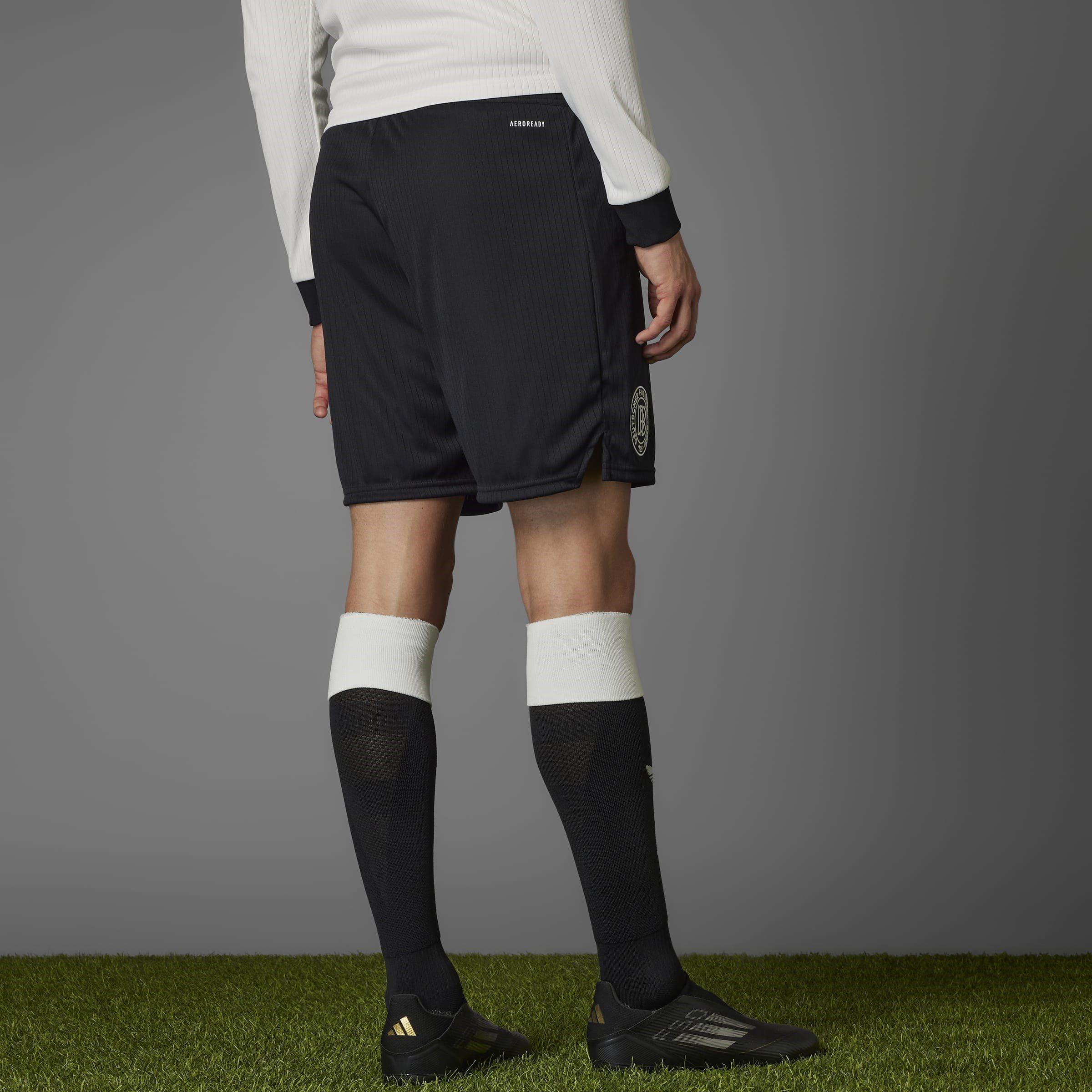 Zwart/Wit - adidas - Germany 125th Anniversary Shorts Adults - 9