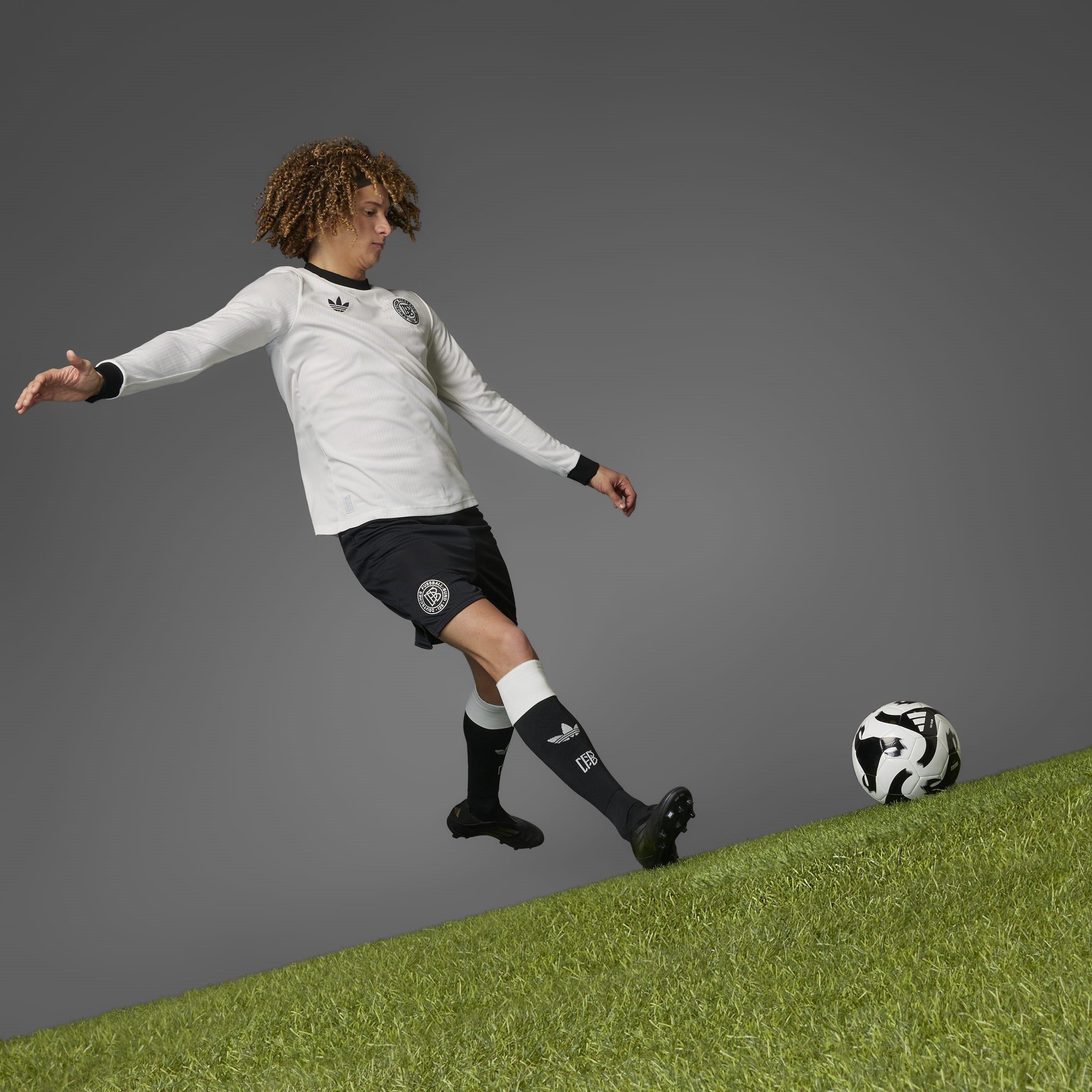 Zwart/Wit - adidas - Germany 125th Anniversary Shorts Adults - 10