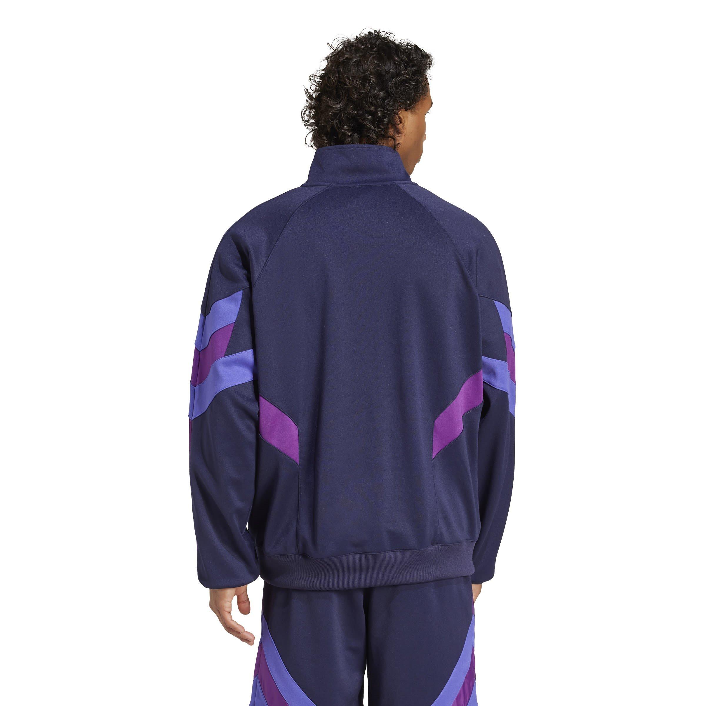 Noble Ink - adidas - Galaxy Originals Half-Zip Crew Sweatshirt Mens - 3