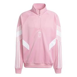 adidas Inter Miami CF Originals Half Zip Crew Sweatshirt Adults